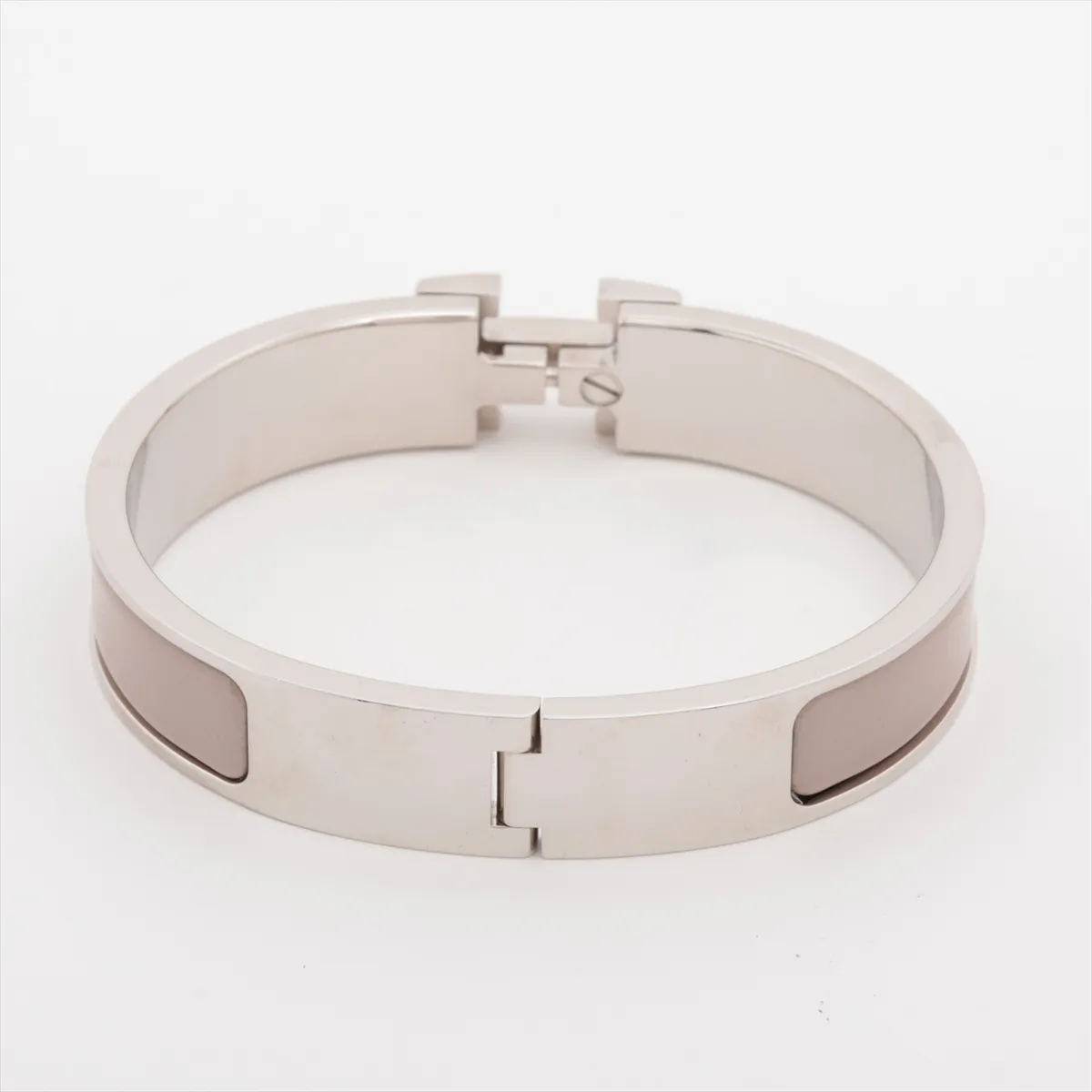Click H Bangle Fan FI0220 Bangle GP Silver x Greige — view 2