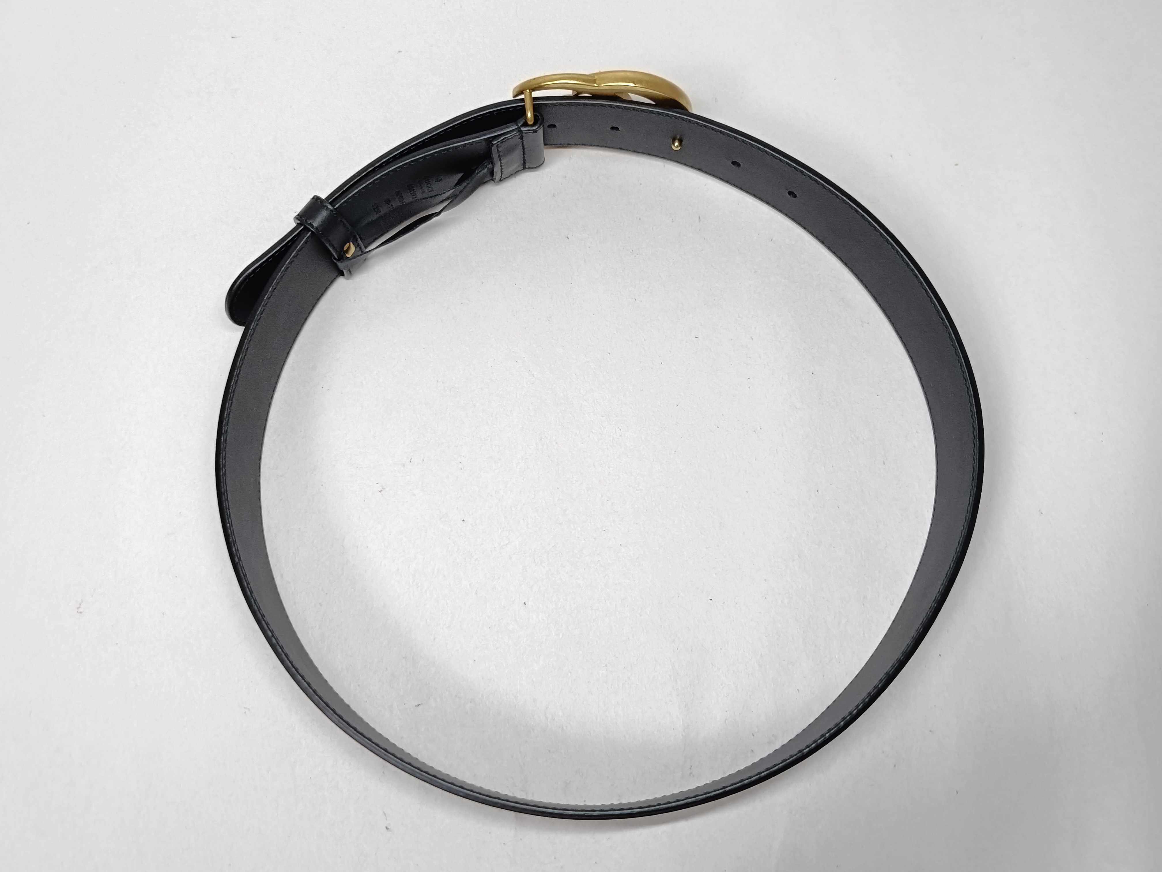 GG Marmont Leather 400593 AP00T Belt — view 3