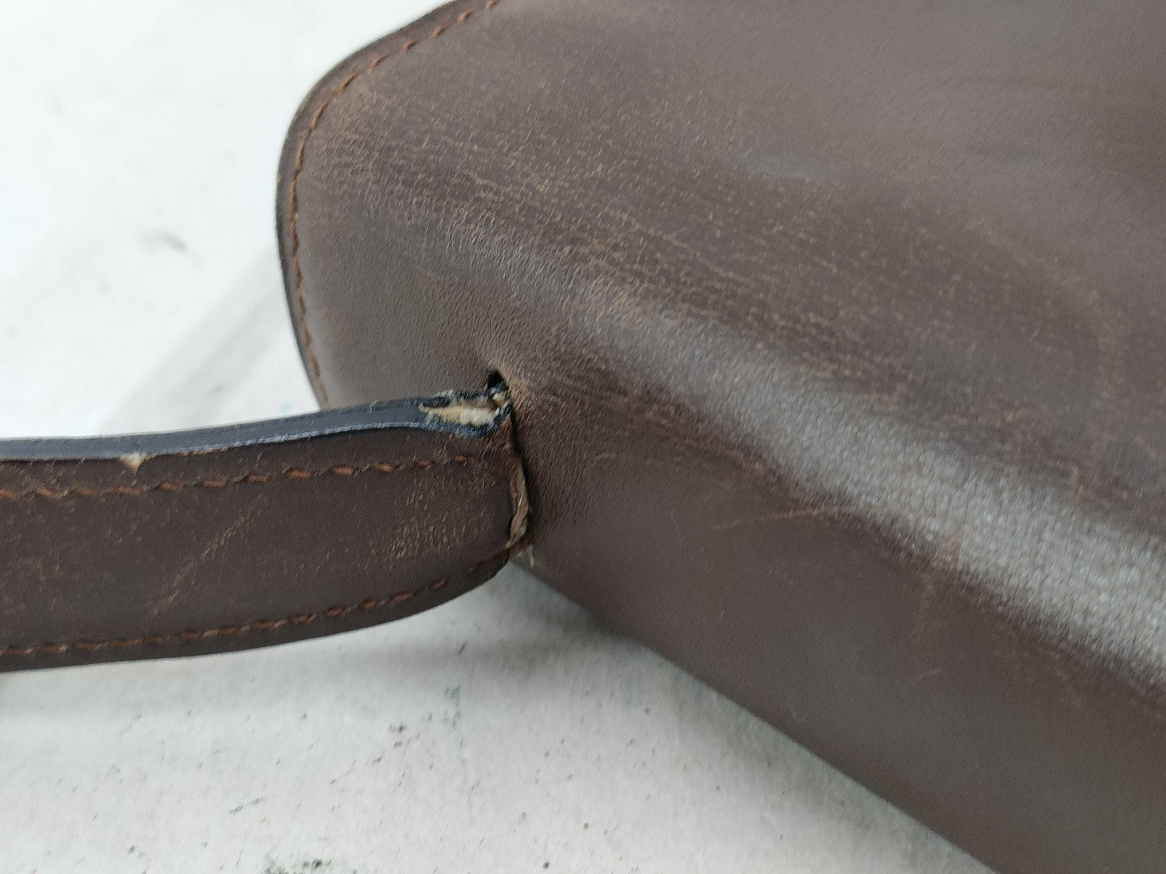 Vintage Calf Triomphe Macadam Gold Hardware Handbag — view 4
