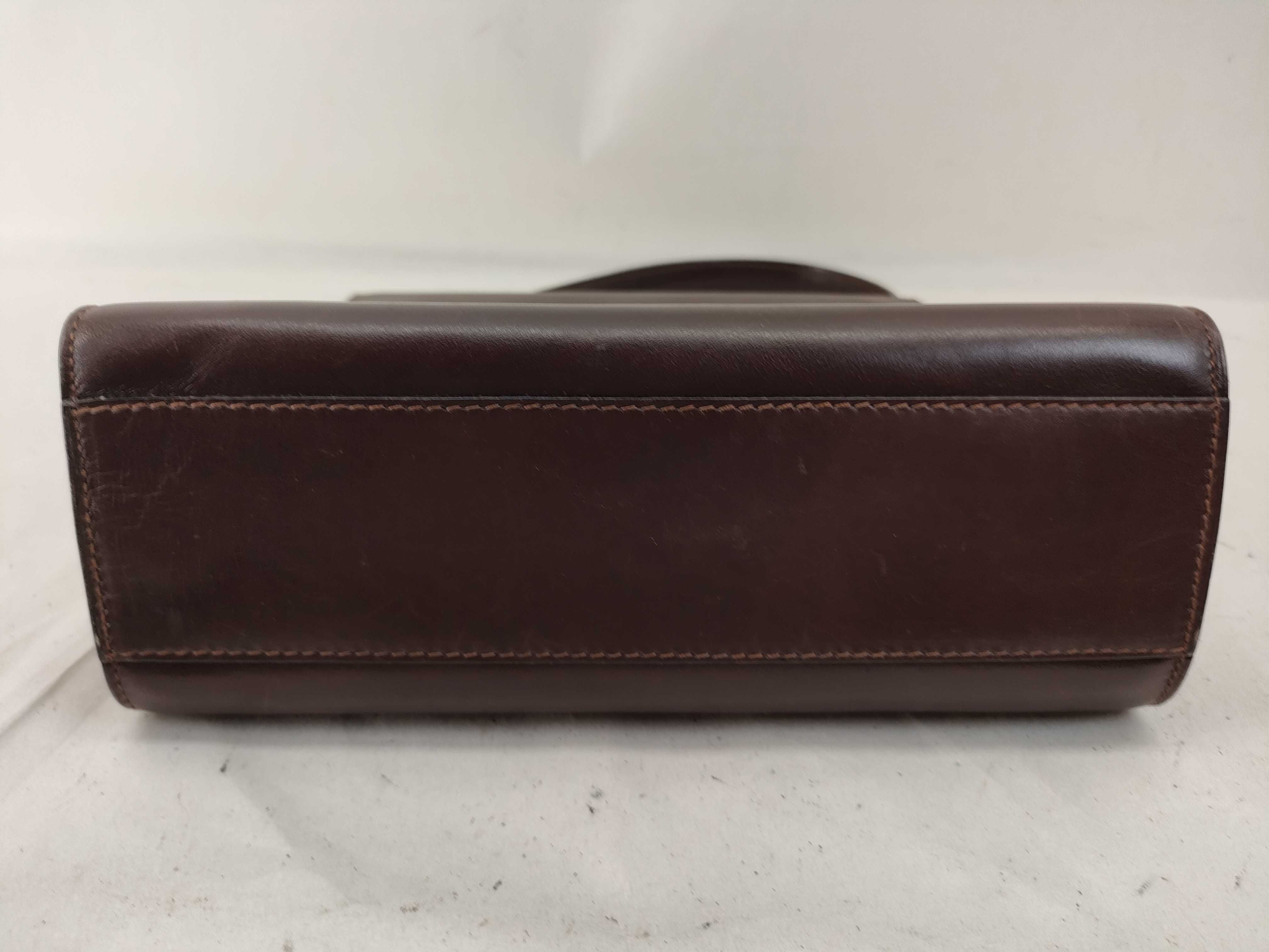 Vintage Calf Triomphe Macadam Gold Hardware Handbag — view 6