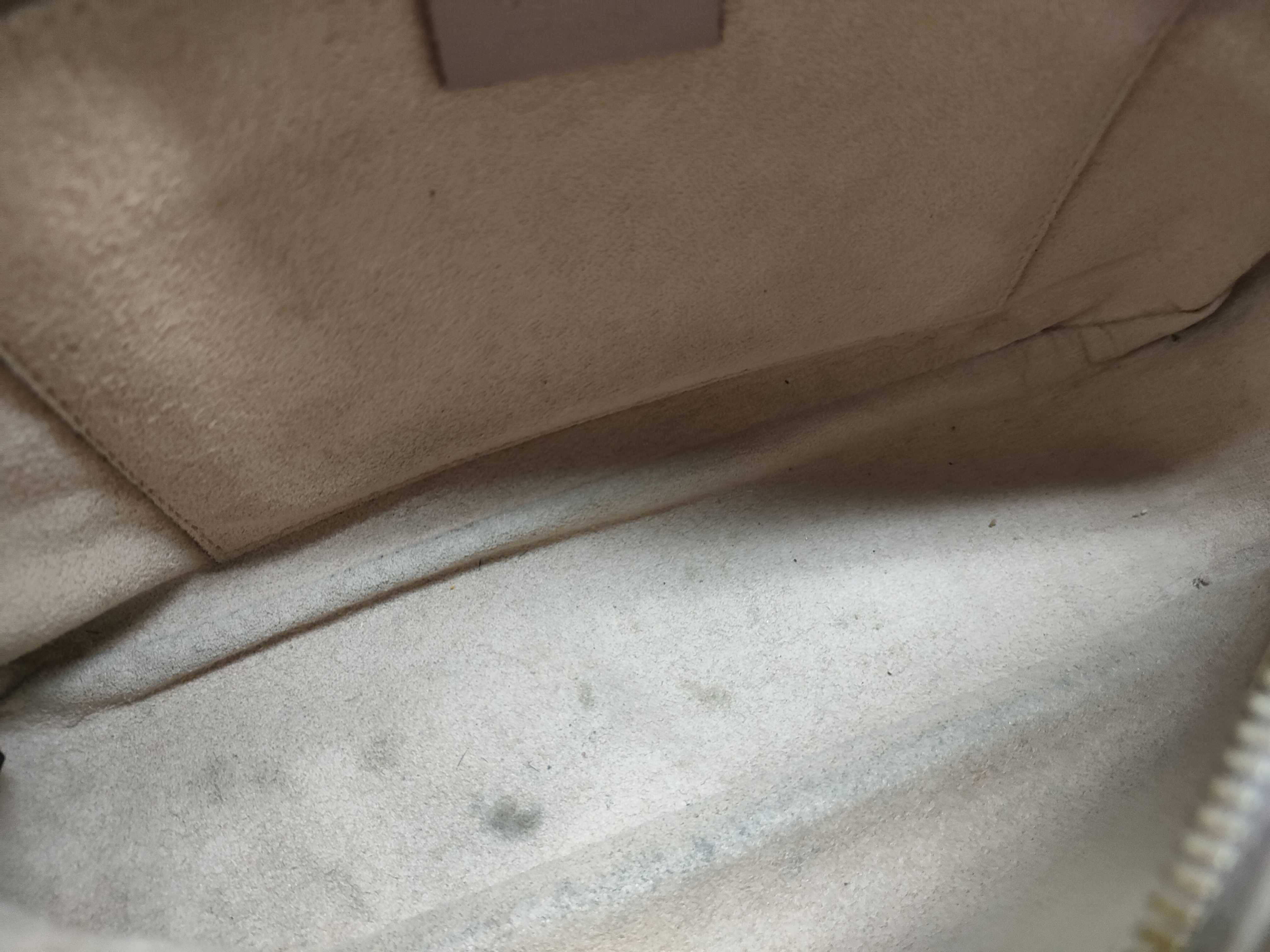 447632 GG Marmont Leather Beige Gold Shoulder Bag — view 10