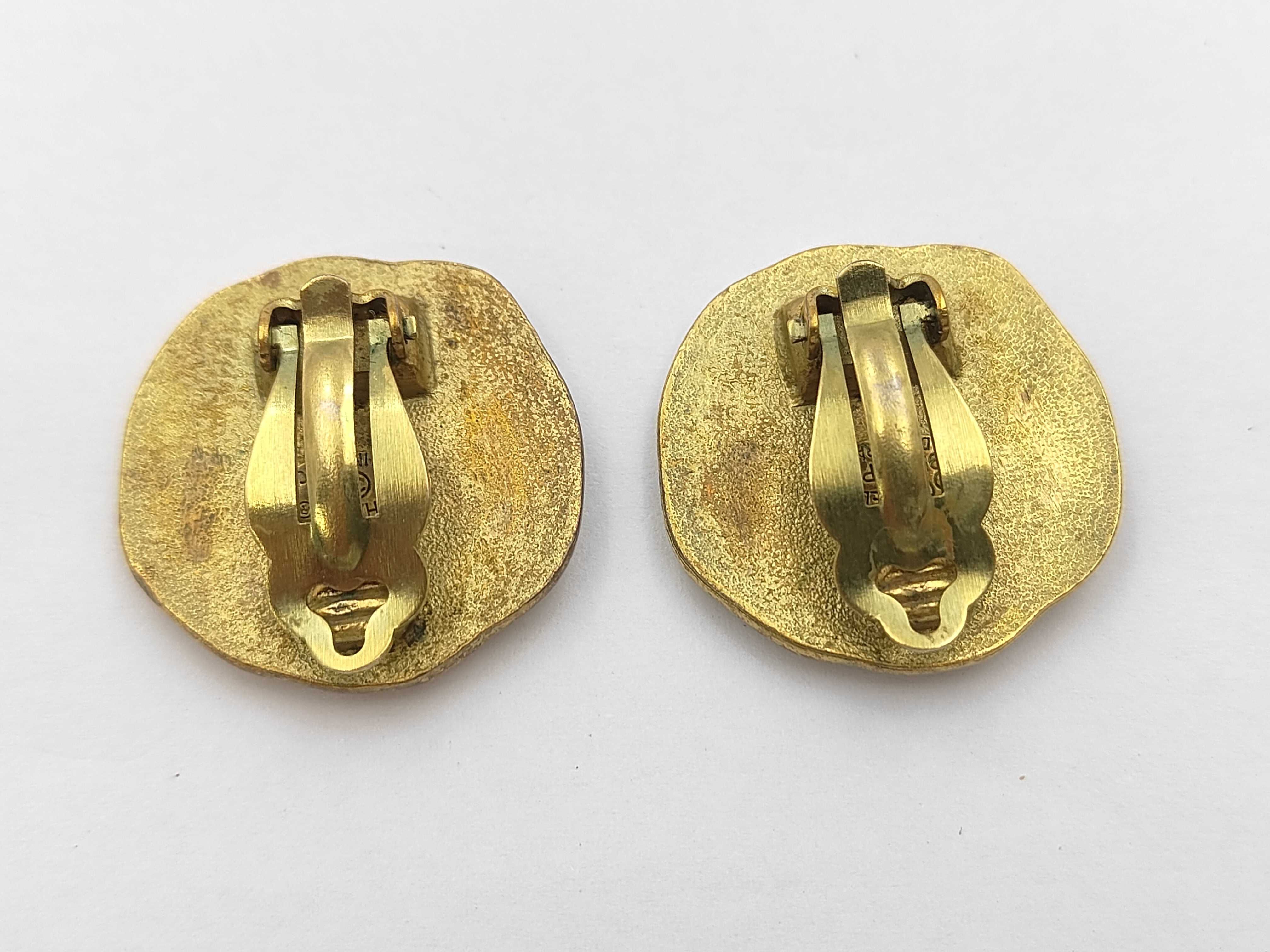 Coco Mark Earrings, Gold Earrings — view 2