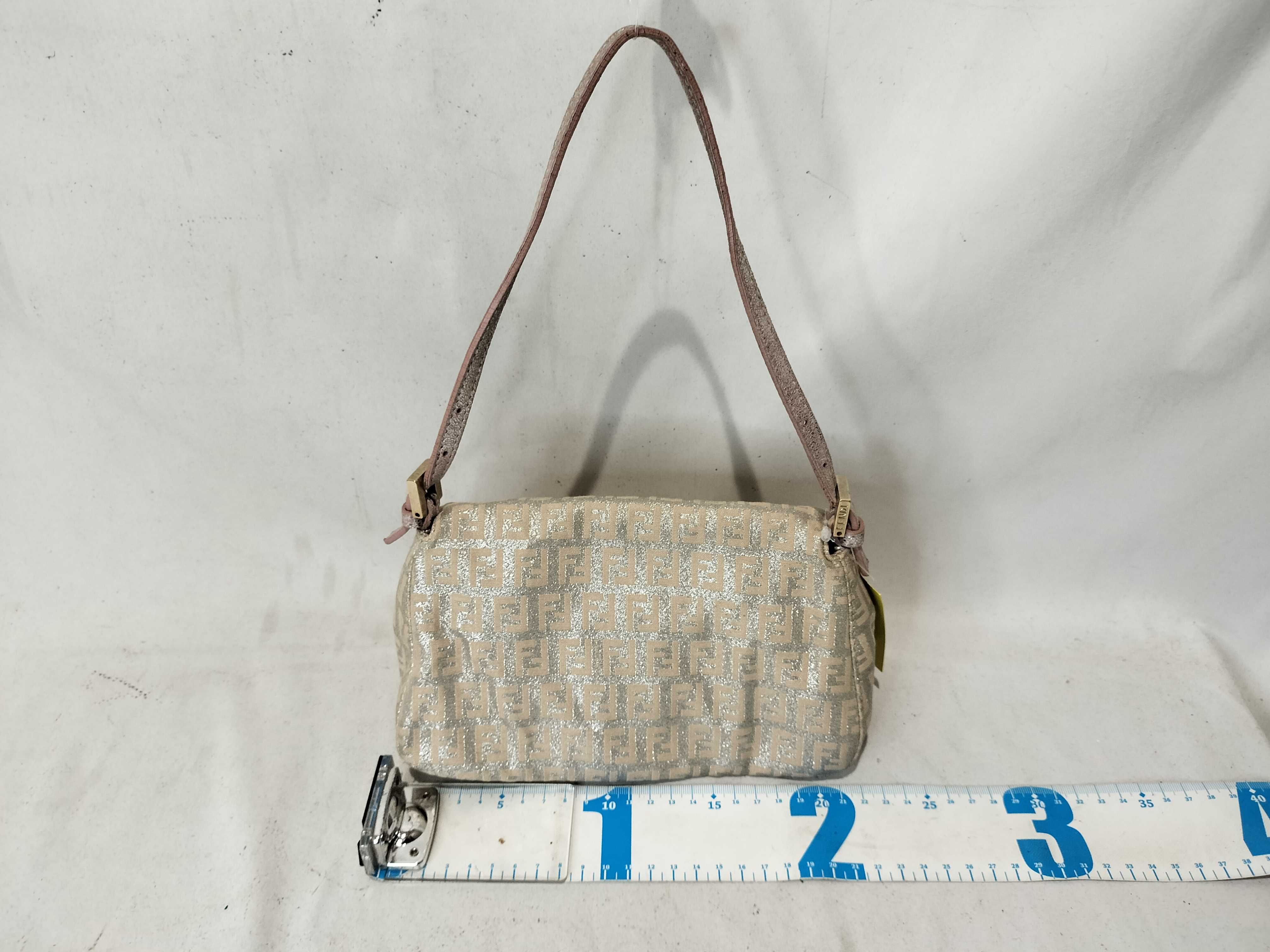 8BR180 Mini Mamma Bucket Canvas x Leather Women's Handbag — view 3