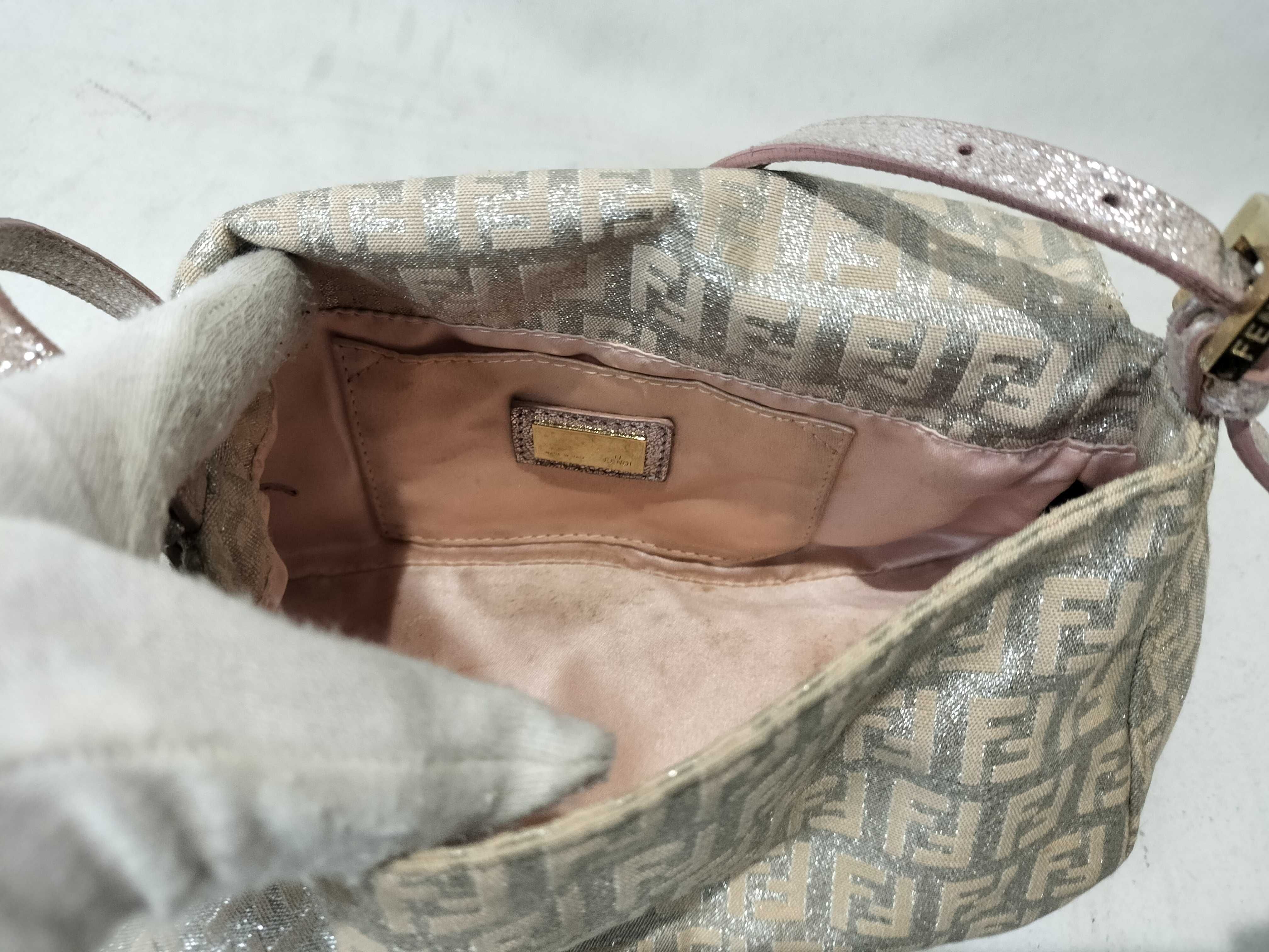 8BR180 Mini Mamma Bucket Canvas x Leather Women's Handbag — view 10