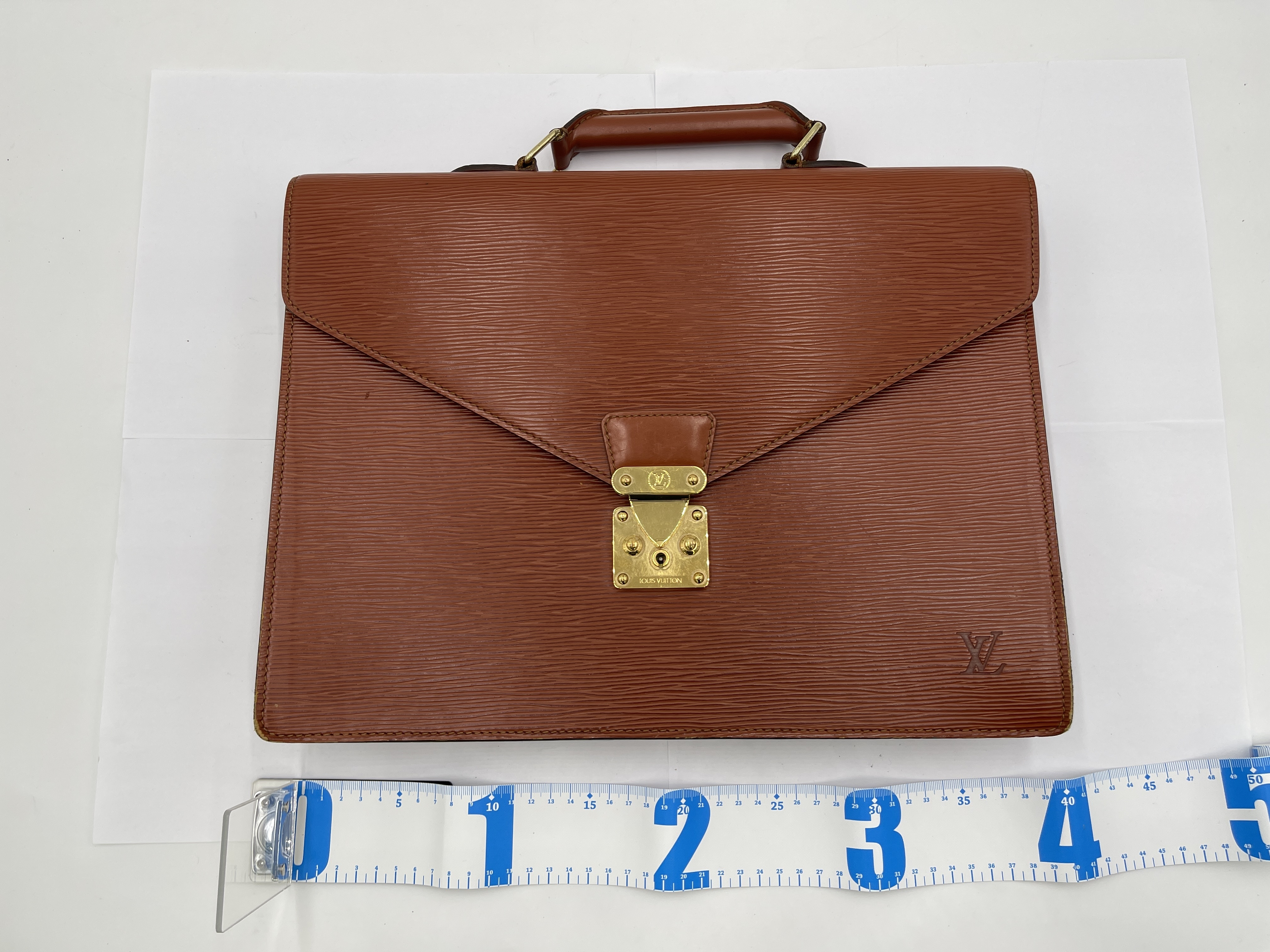 Epi Serviette Conseil M54423 MI0915 Kenya Brown Shoulder Bag — view 14