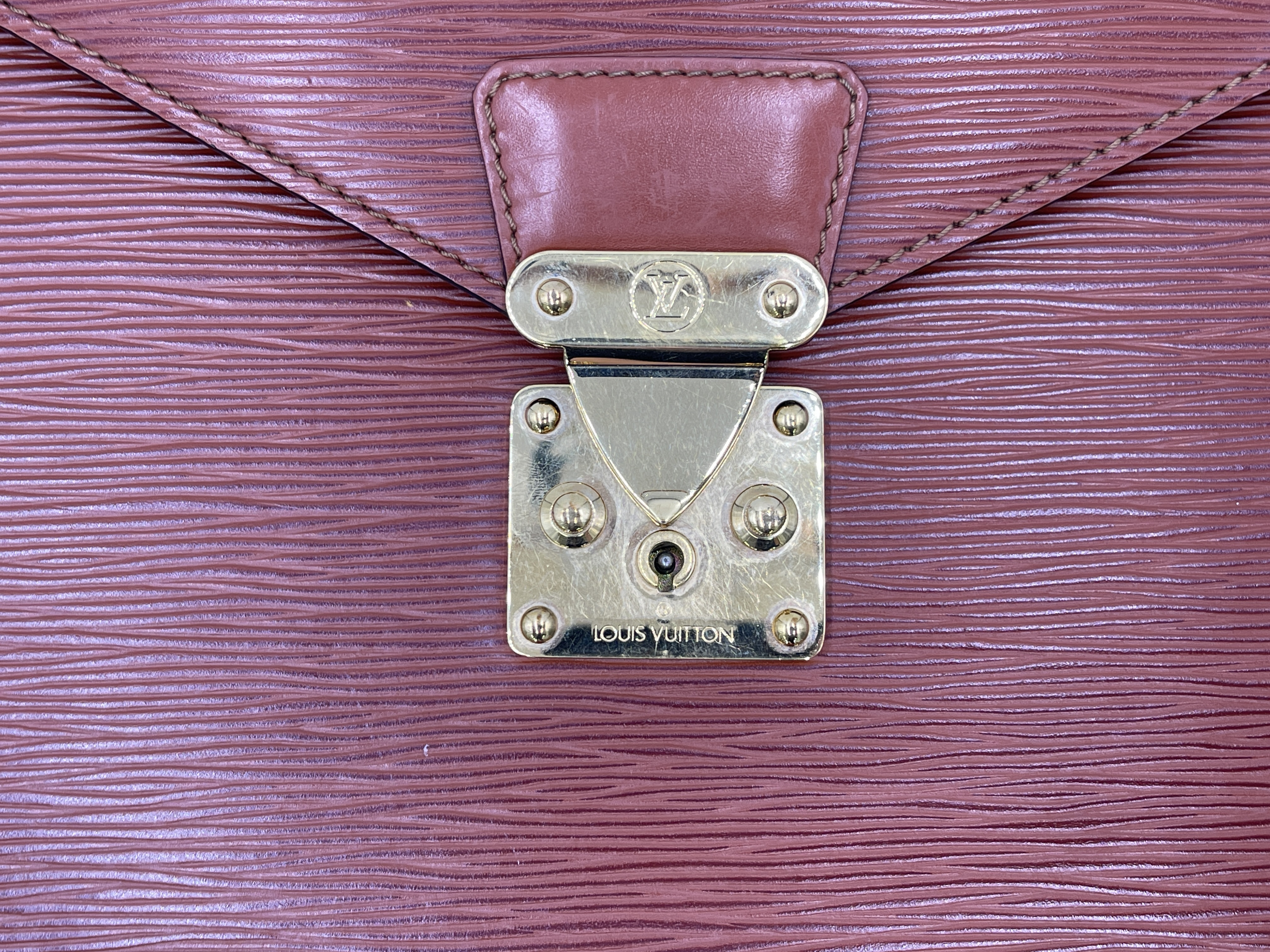 Epi Serviette Conseil M54423 MI0915 Kenya Brown Shoulder Bag — view 5