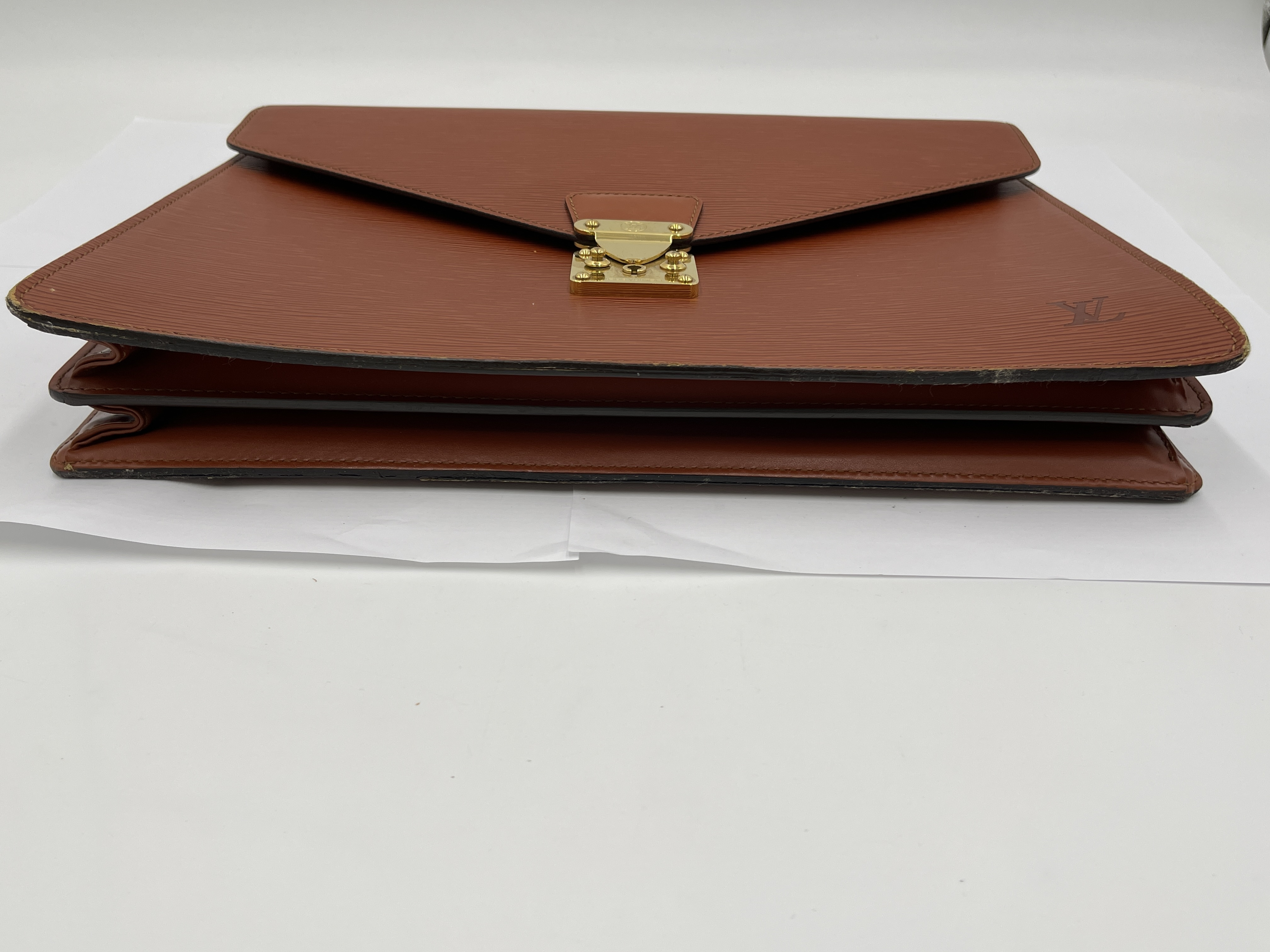 Epi Serviette Conseil M54423 MI0915 Kenya Brown Shoulder Bag — view 7