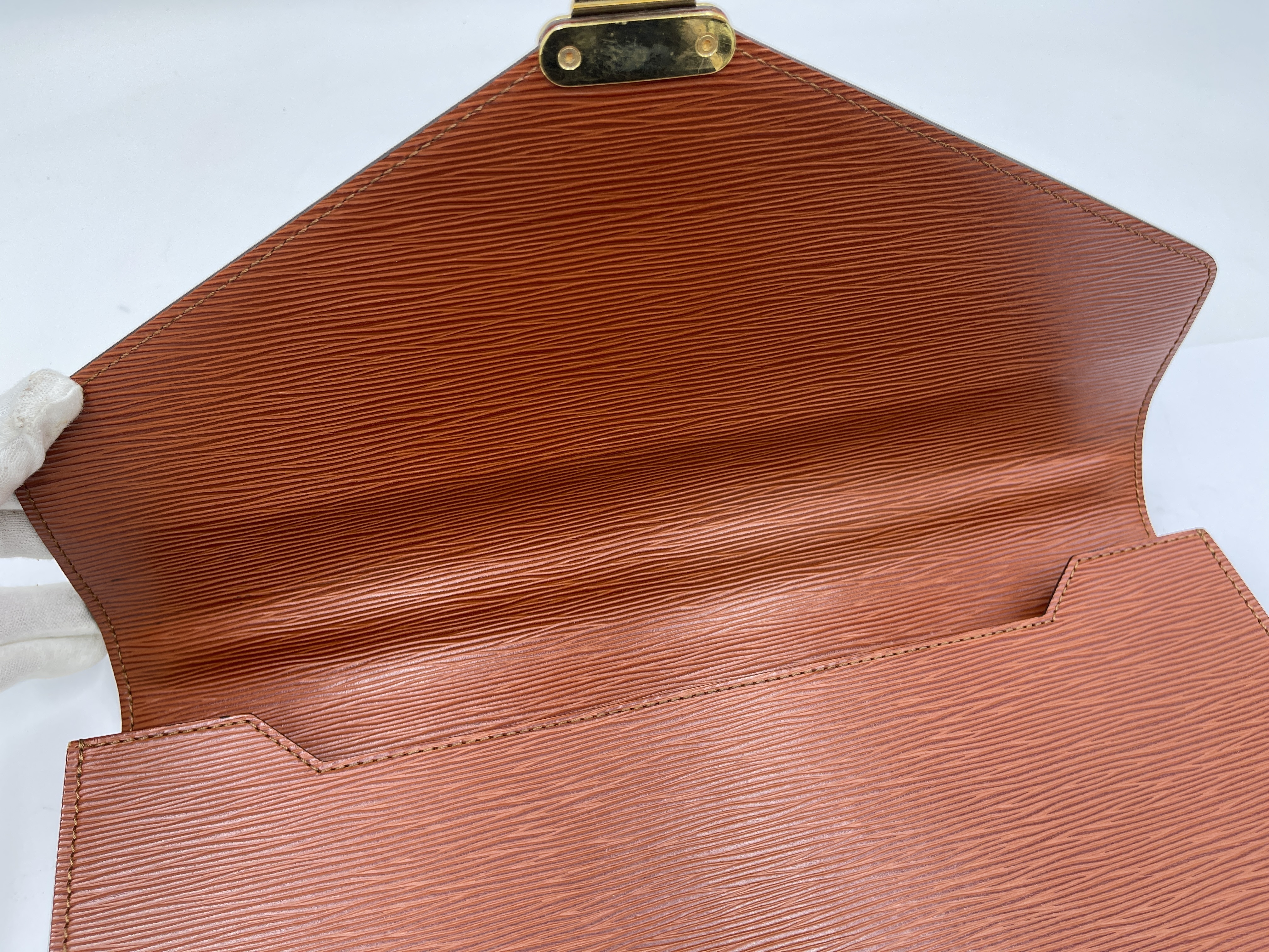 Epi Serviette Conseil M54423 MI0915 Kenya Brown Shoulder Bag — view 9