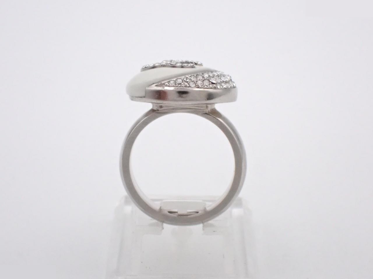 Moon Rhinestone Ring, Size #11 — view 3