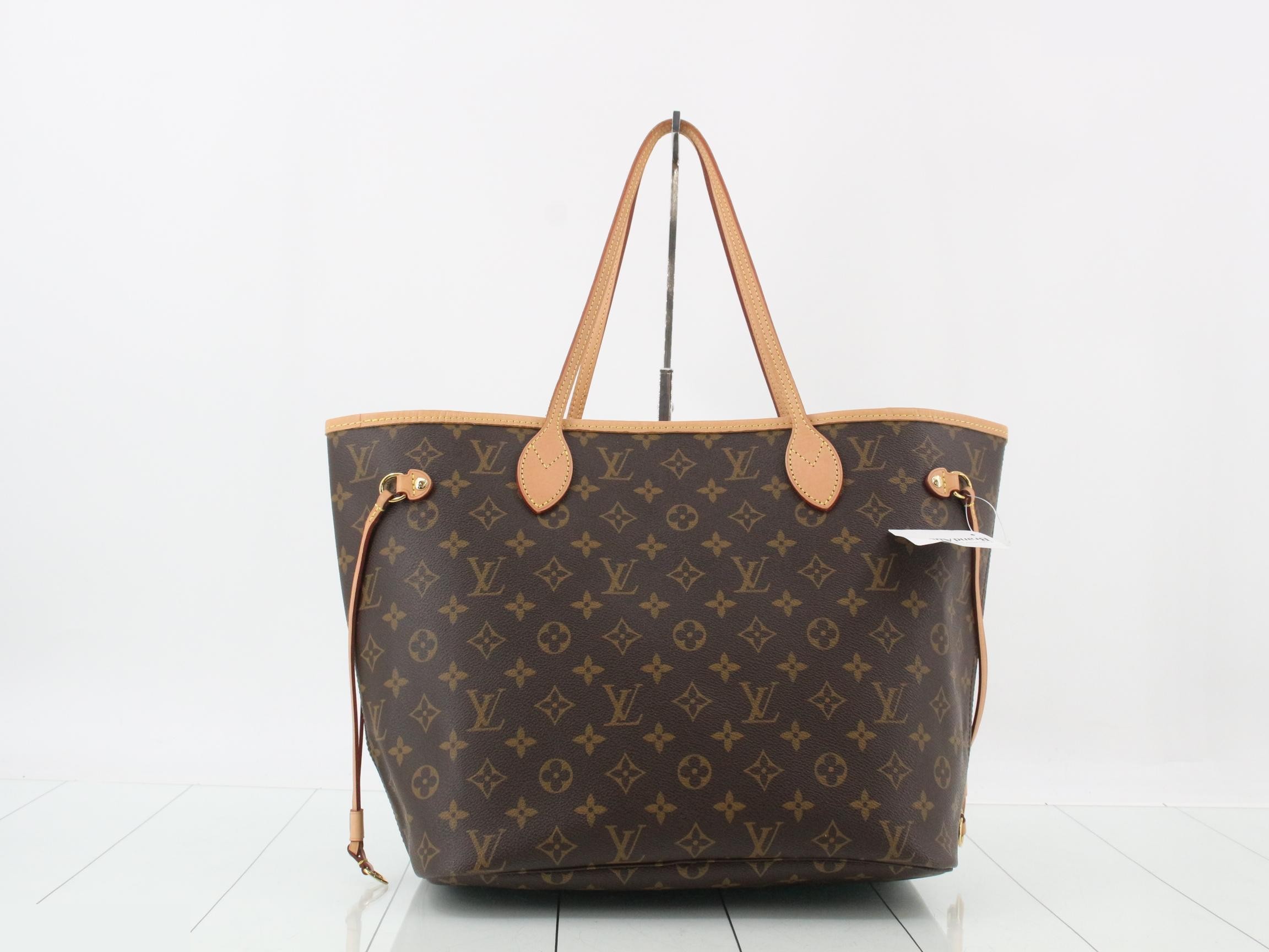 Monogram Neverfull MM Tote Bag with Pouch — view 2