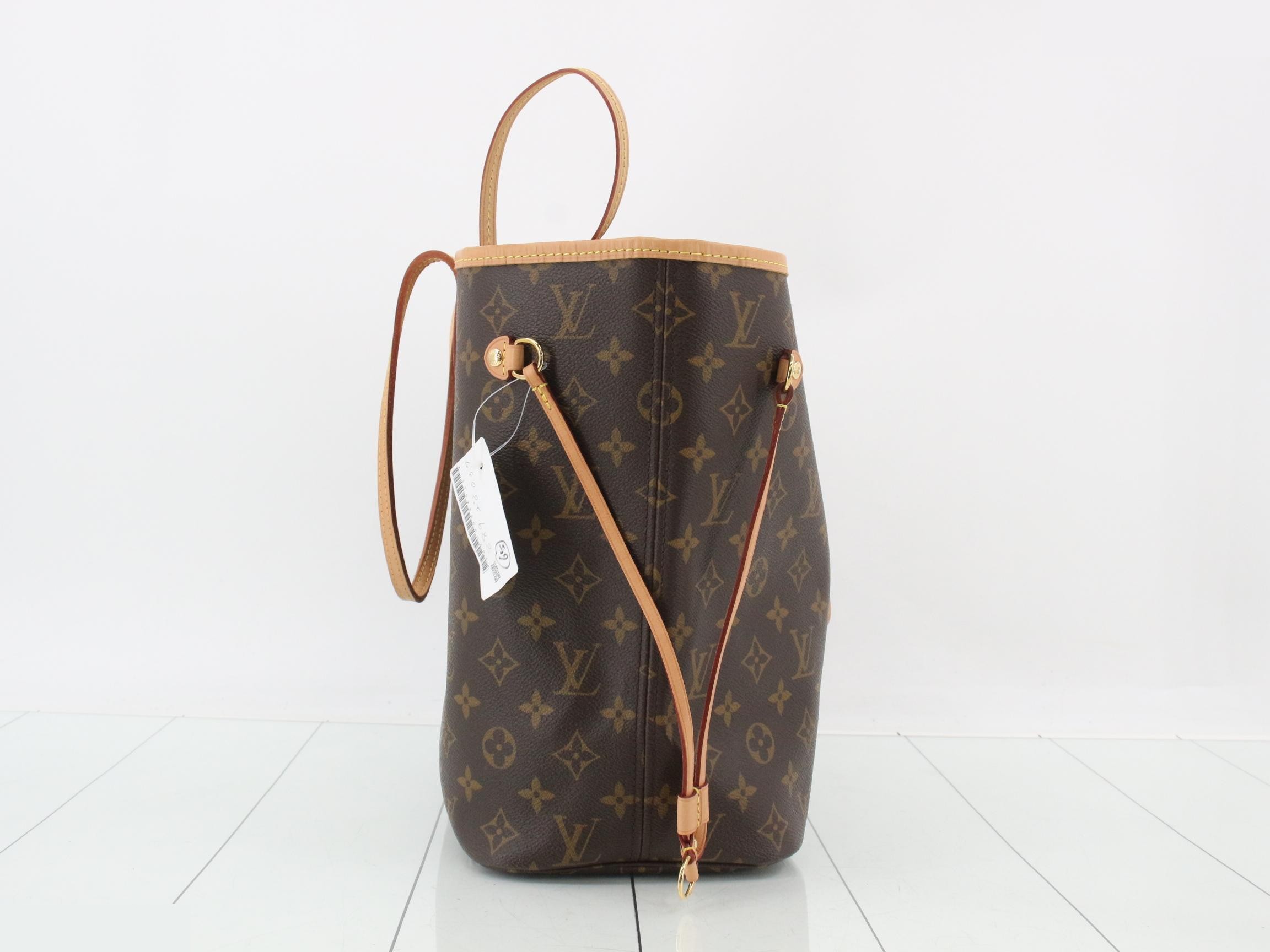 Monogram Neverfull MM Tote Bag with Pouch — view 4