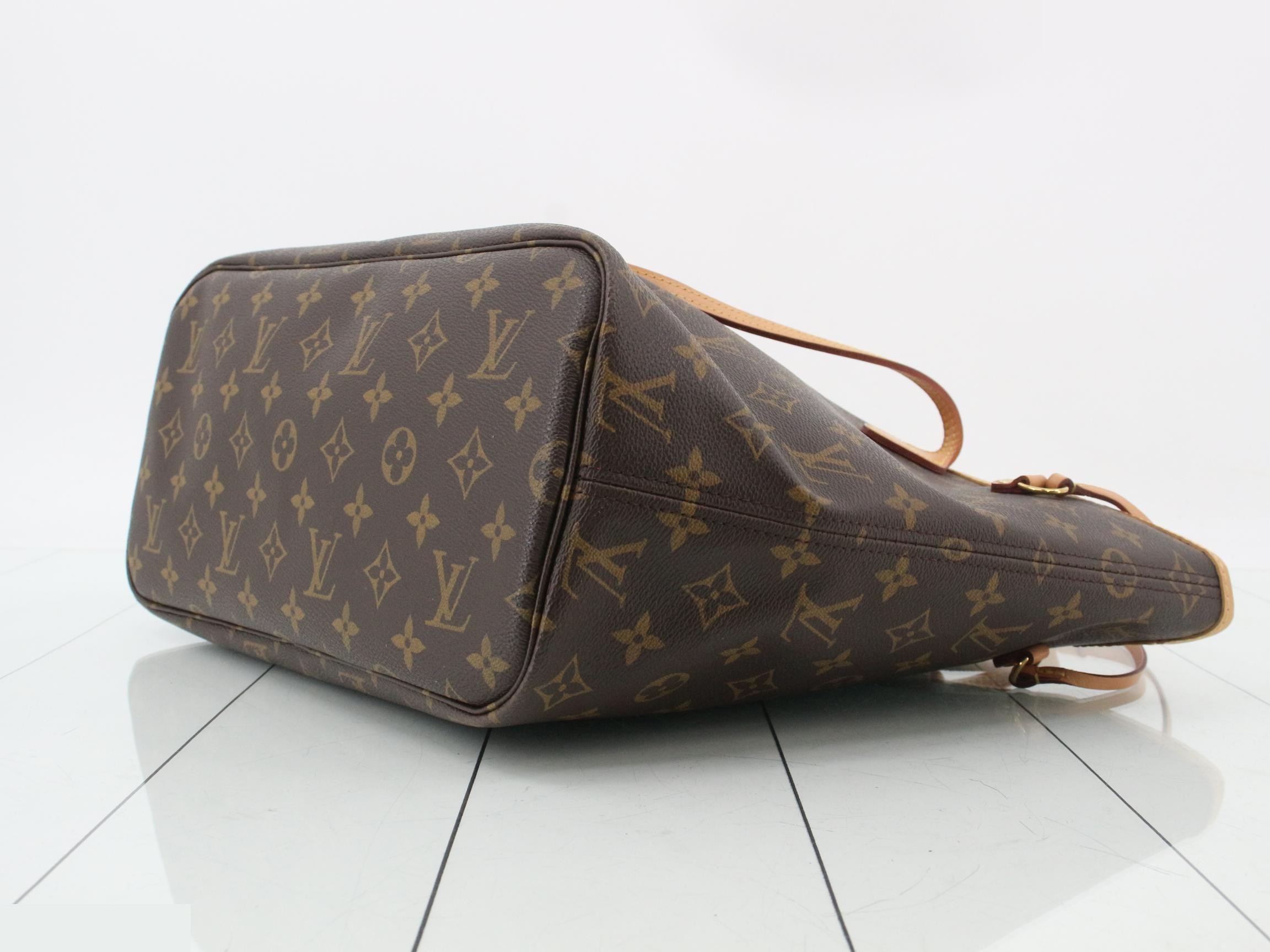 Monogram Neverfull MM Tote Bag with Pouch — view 6