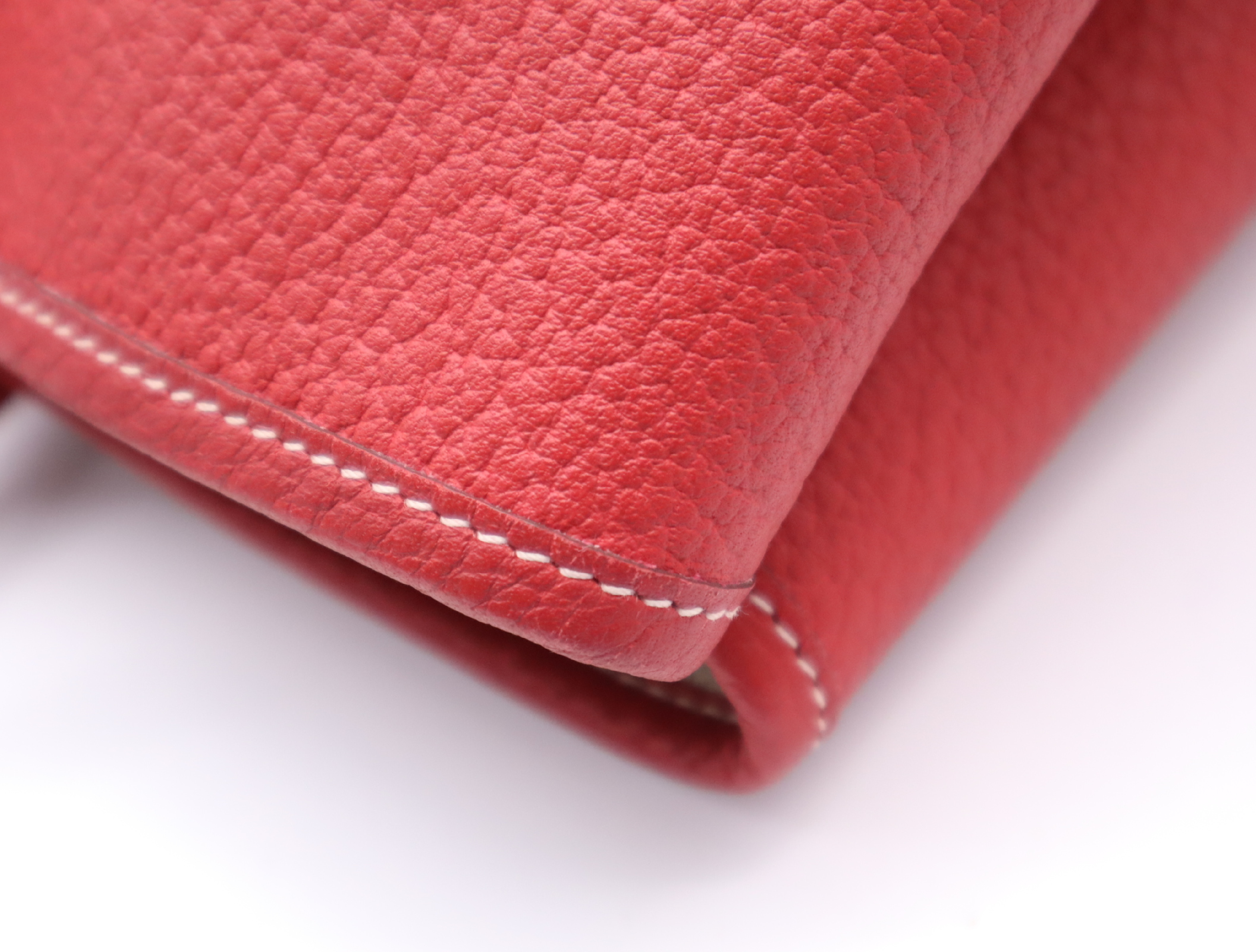 Leather Garden Party PM Red Silver Hardware with Dust Bag P Stamp 2012 Handbag — view 11