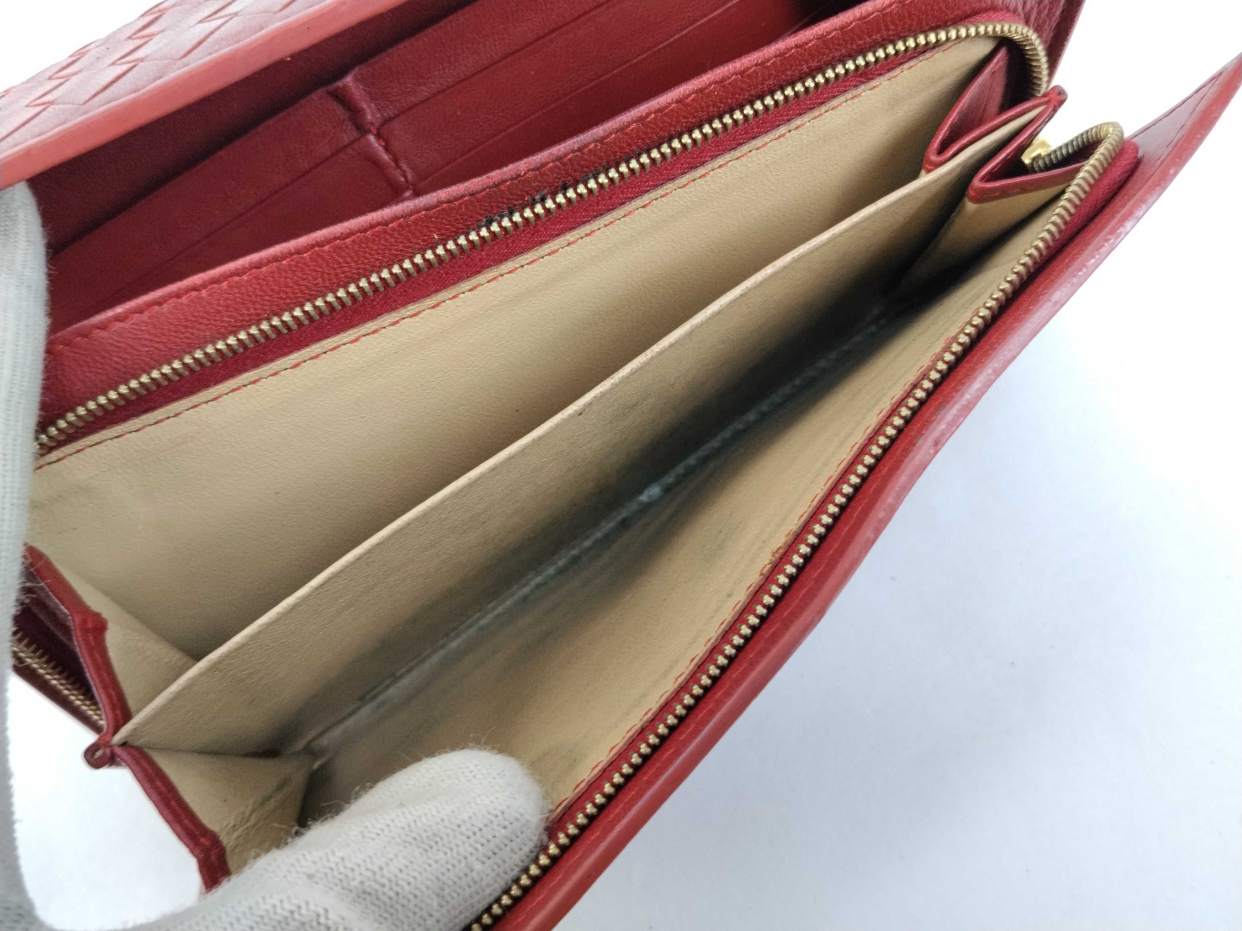 Intrecciato Leather Long Wallet 150509 — view 9