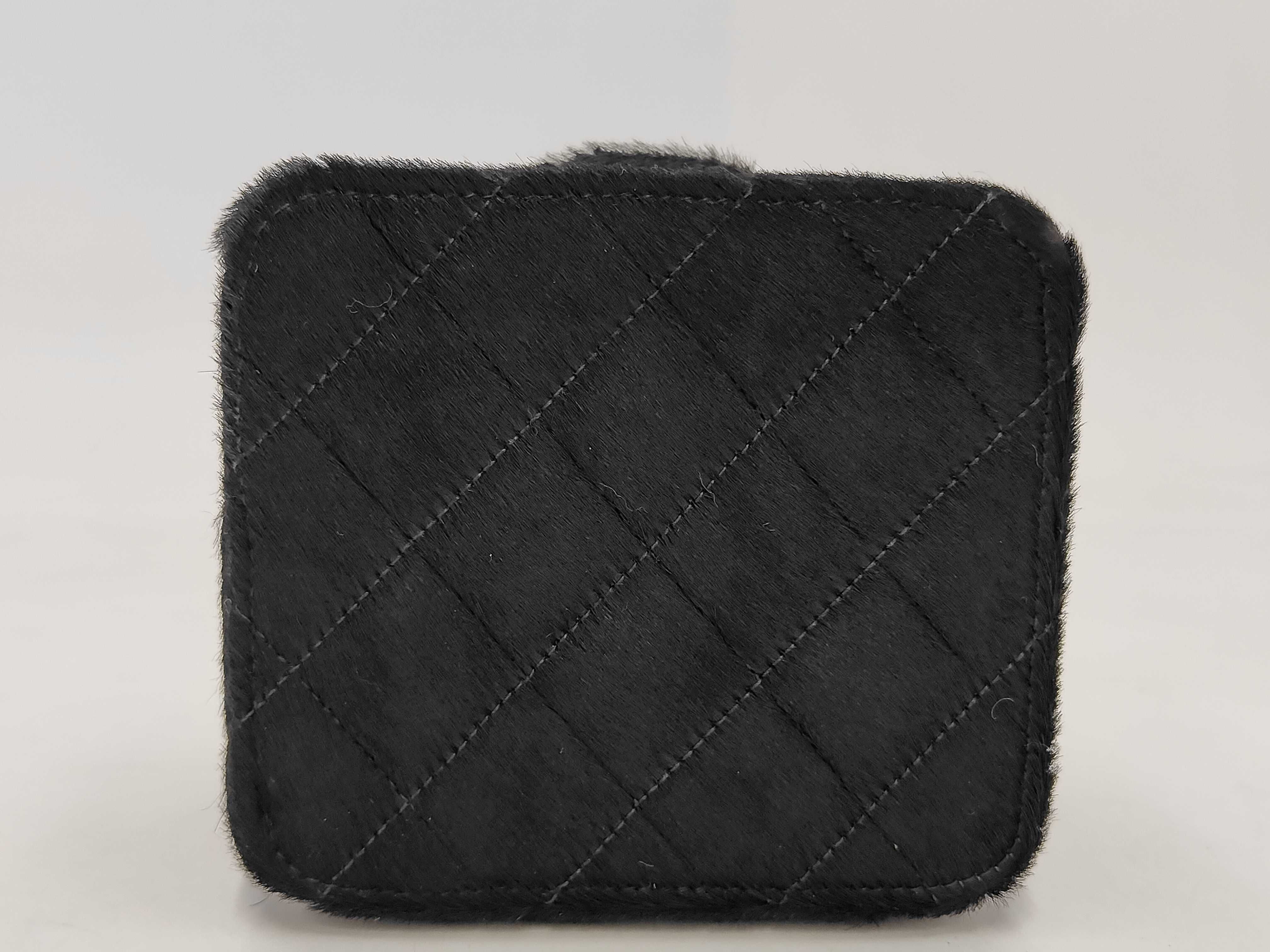 Coco Handle Calf Hair Mini Vanity Bag with Mirror (Serial No. 3) with Card Holder — view 4