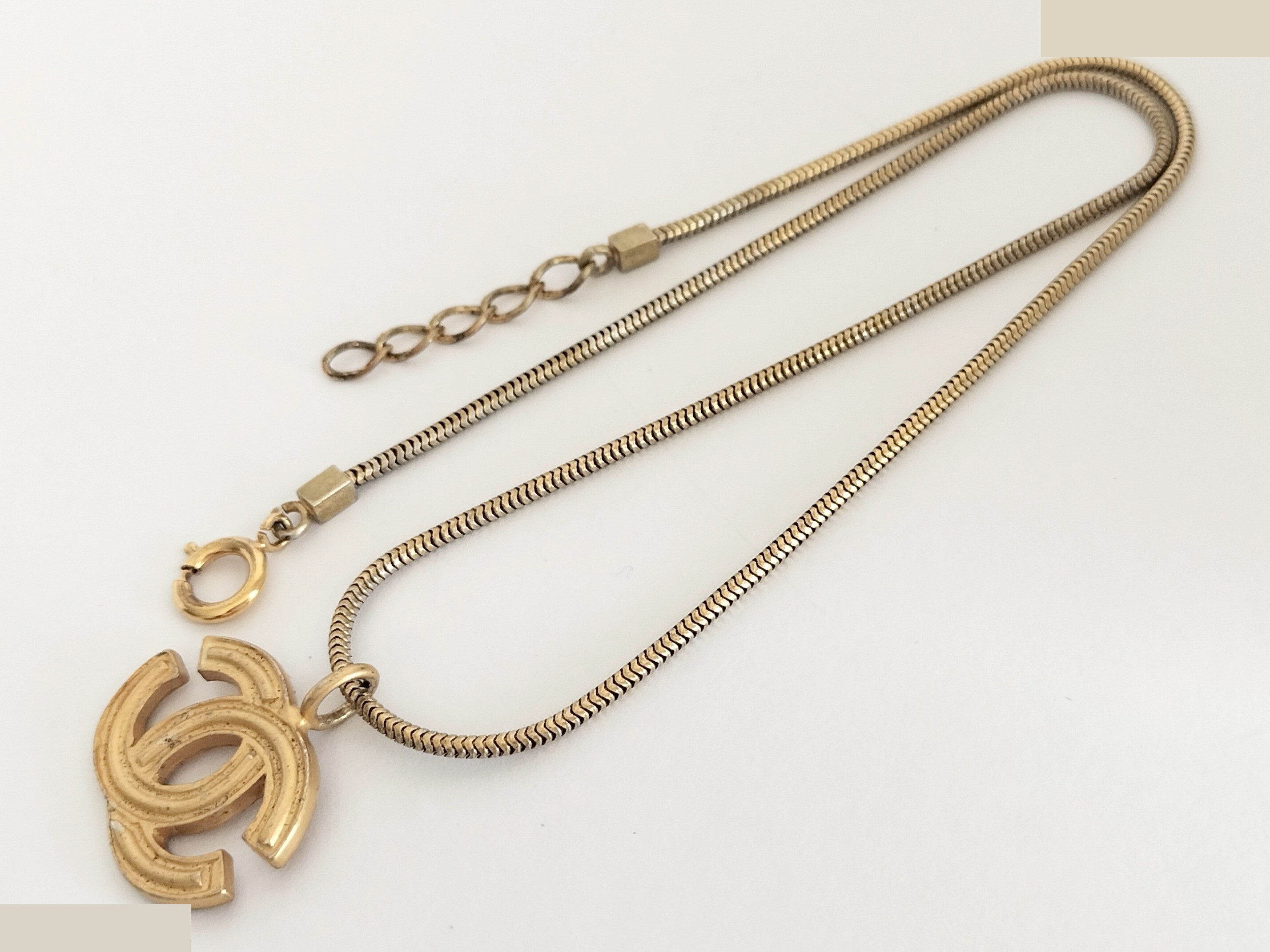 Coco Gold Necklace, neck circumference approx. 44cm, external chain — view 2