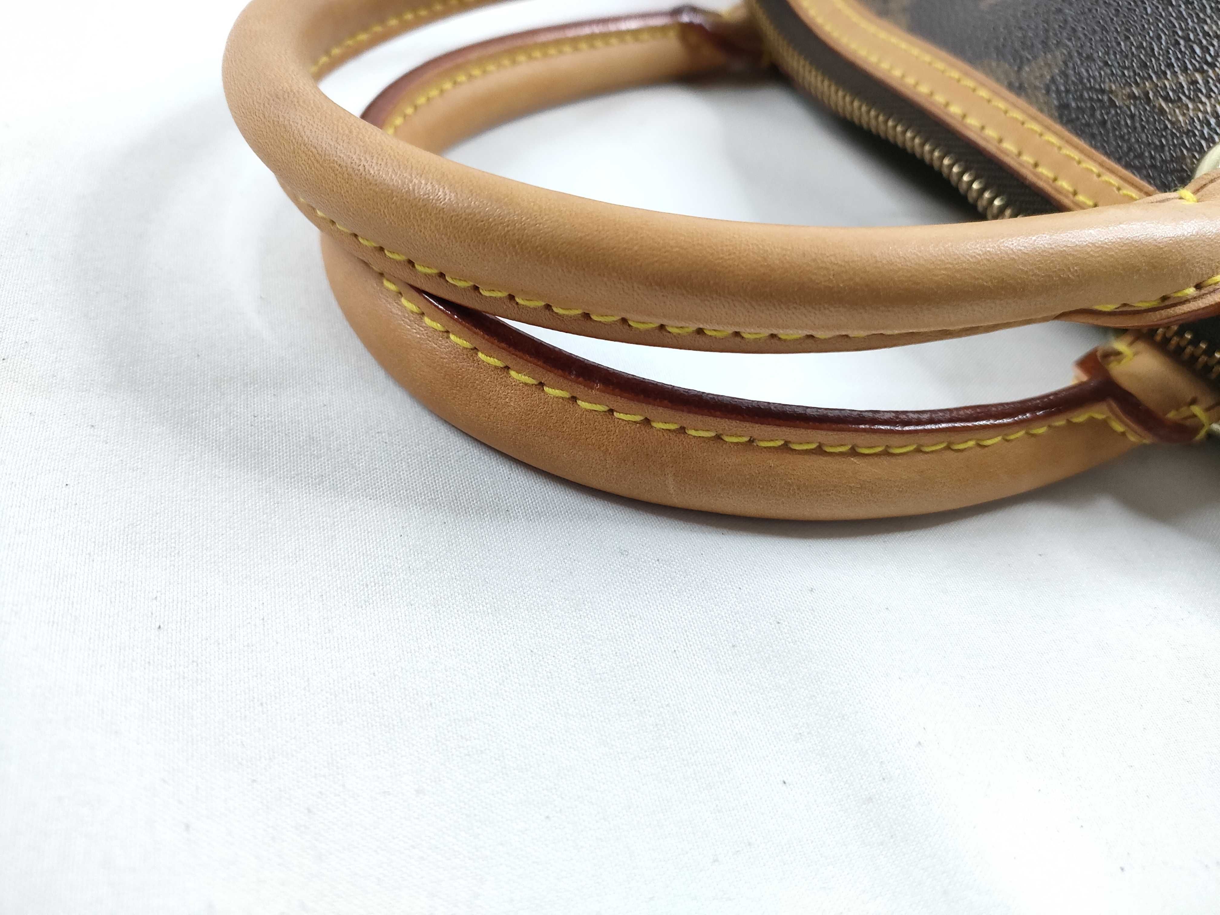 Monogram Lockit Handbag, Brown, M40102 — view 7