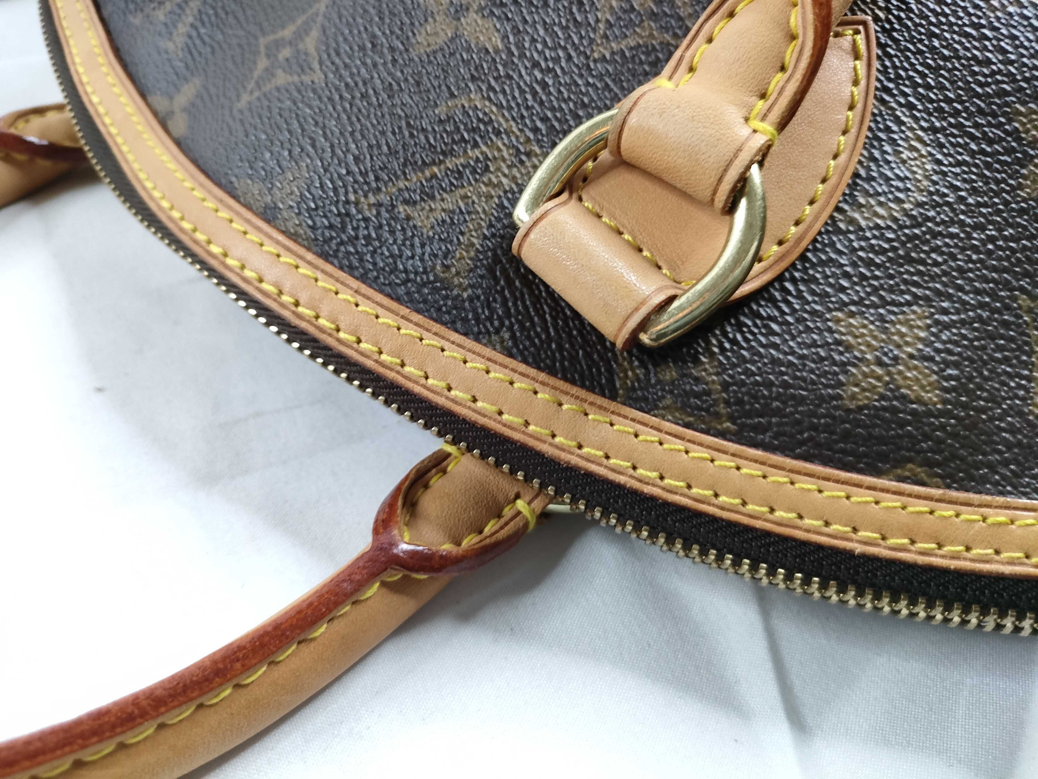Monogram Lockit Handbag, Brown, M40102 — view 8