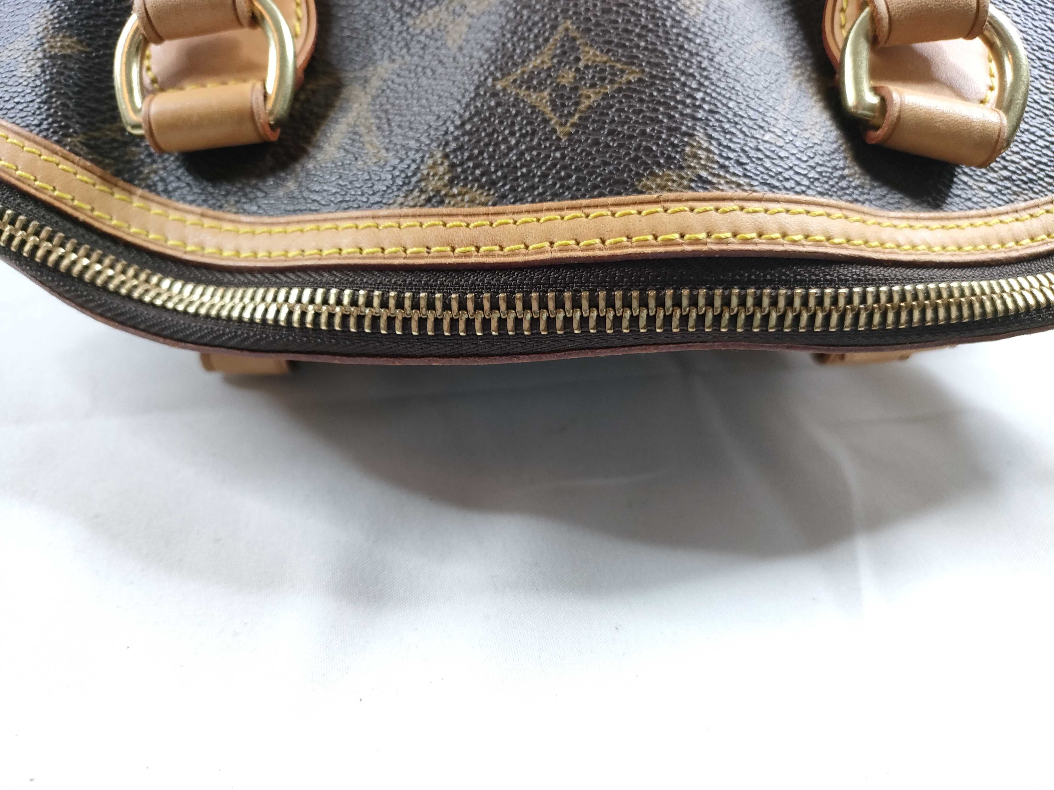 Monogram Lockit Handbag, Brown, M40102 — view 9