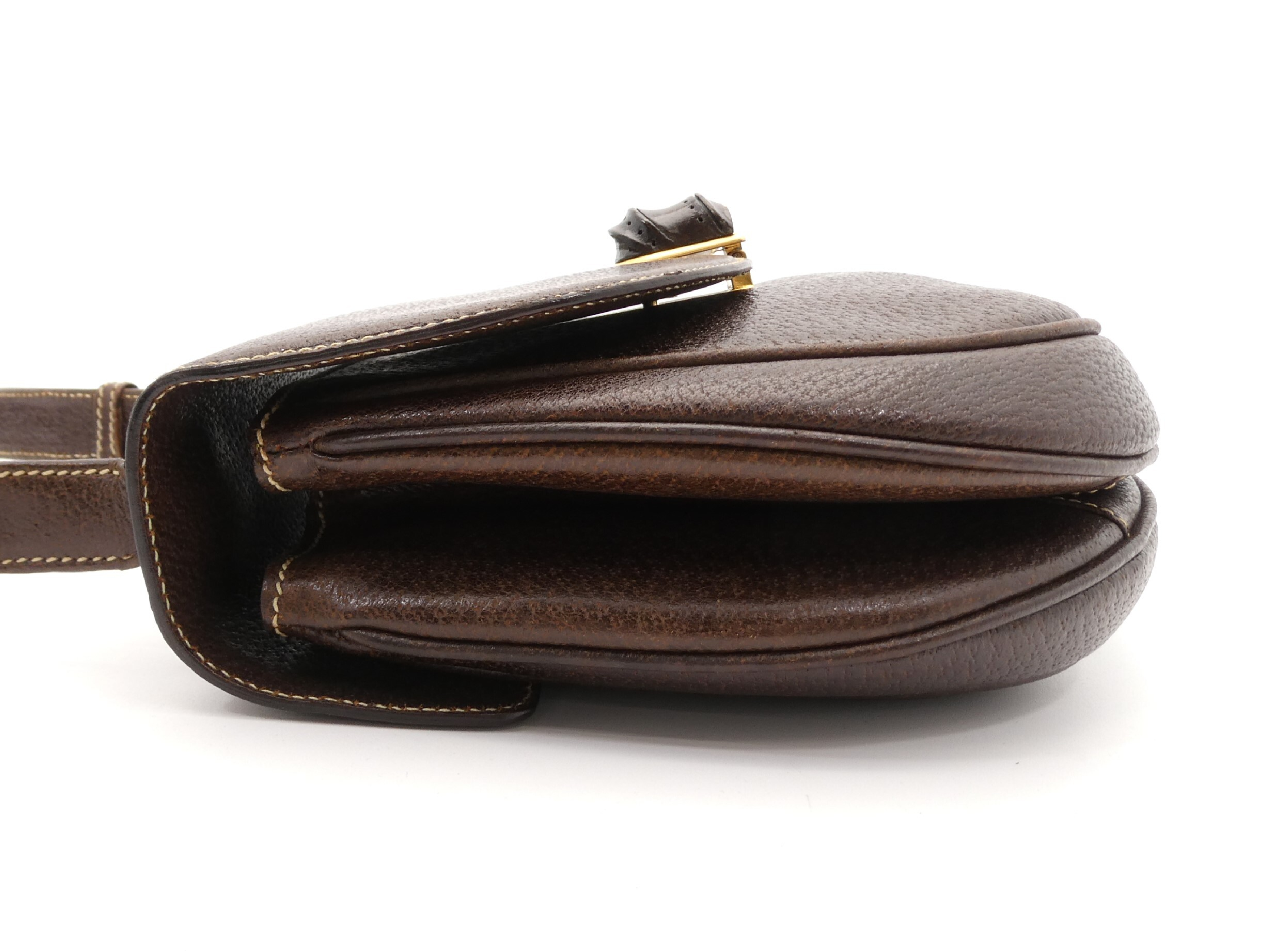 Bamboo Leather Shoulder Bag — view 3