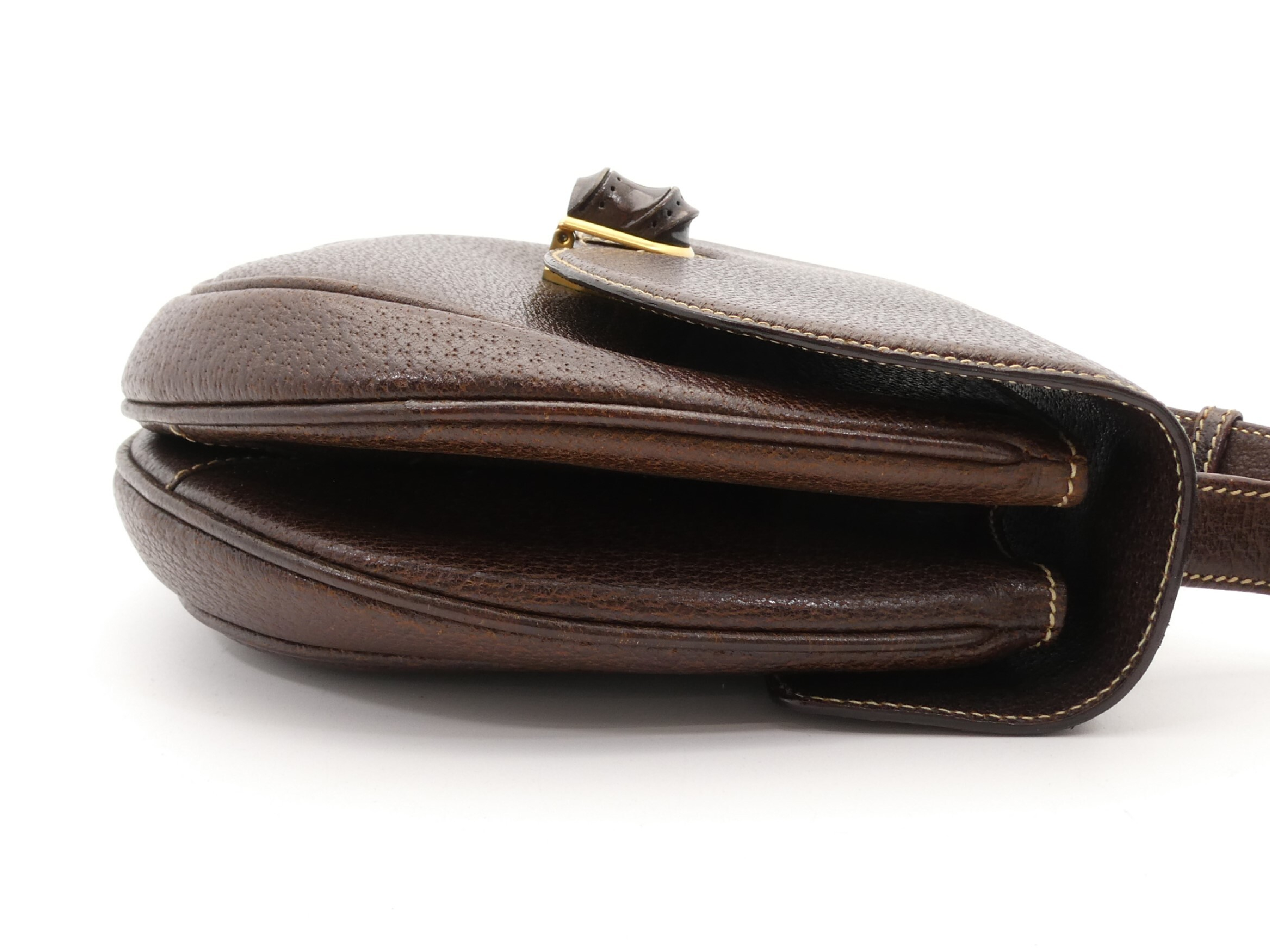 Bamboo Leather Shoulder Bag — view 4