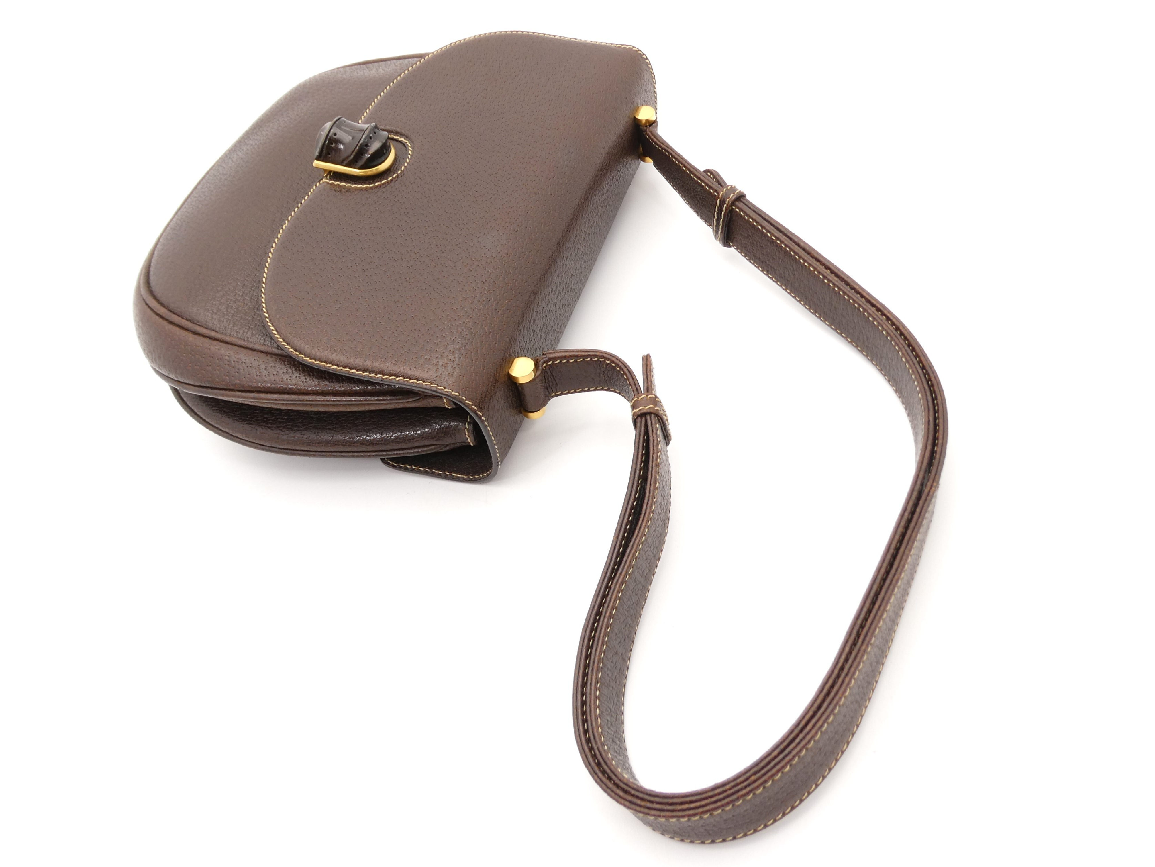 Bamboo Leather Shoulder Bag — view 6