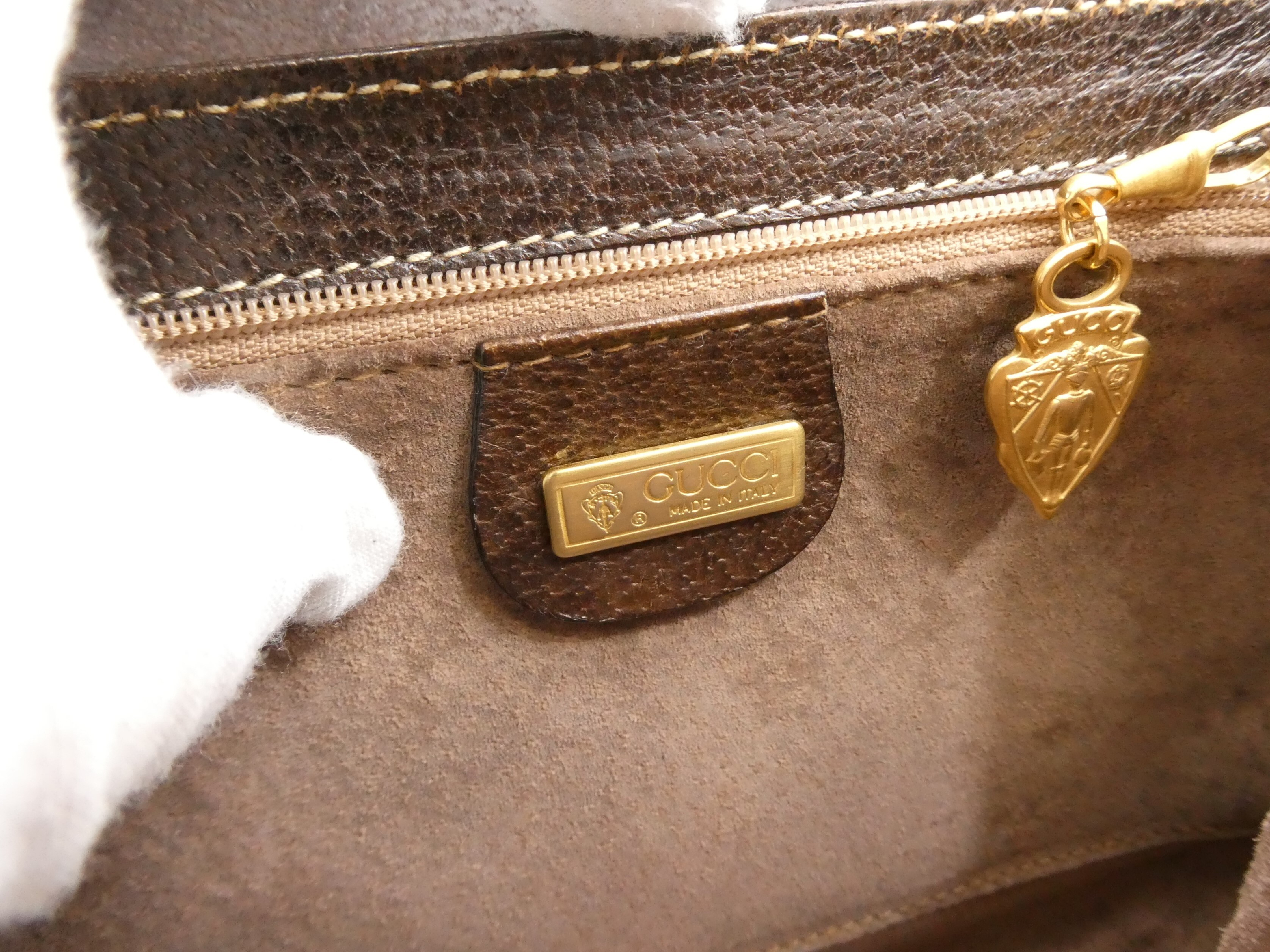 Bamboo Leather Shoulder Bag — view 8