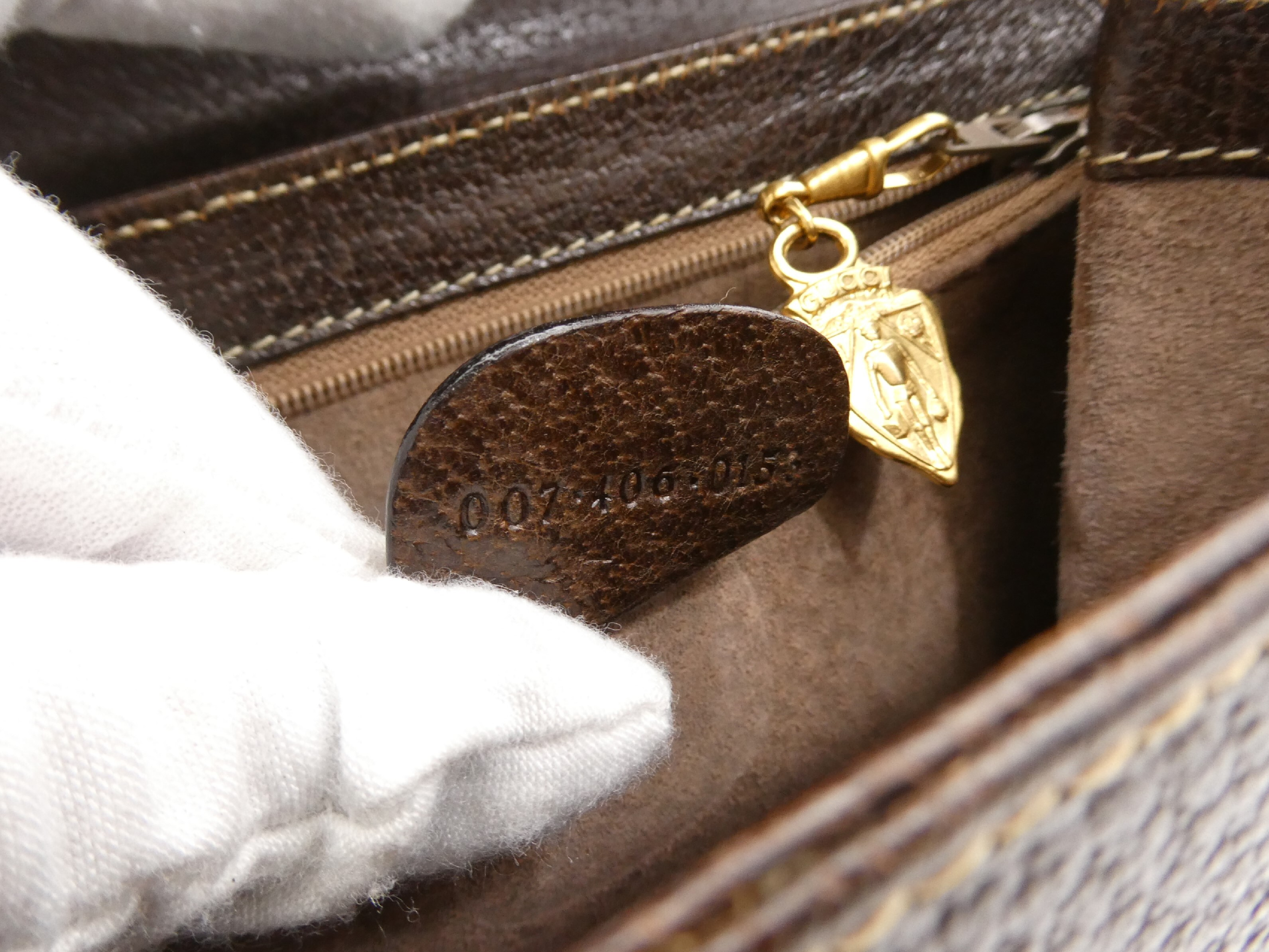 Bamboo Leather Shoulder Bag — view 9
