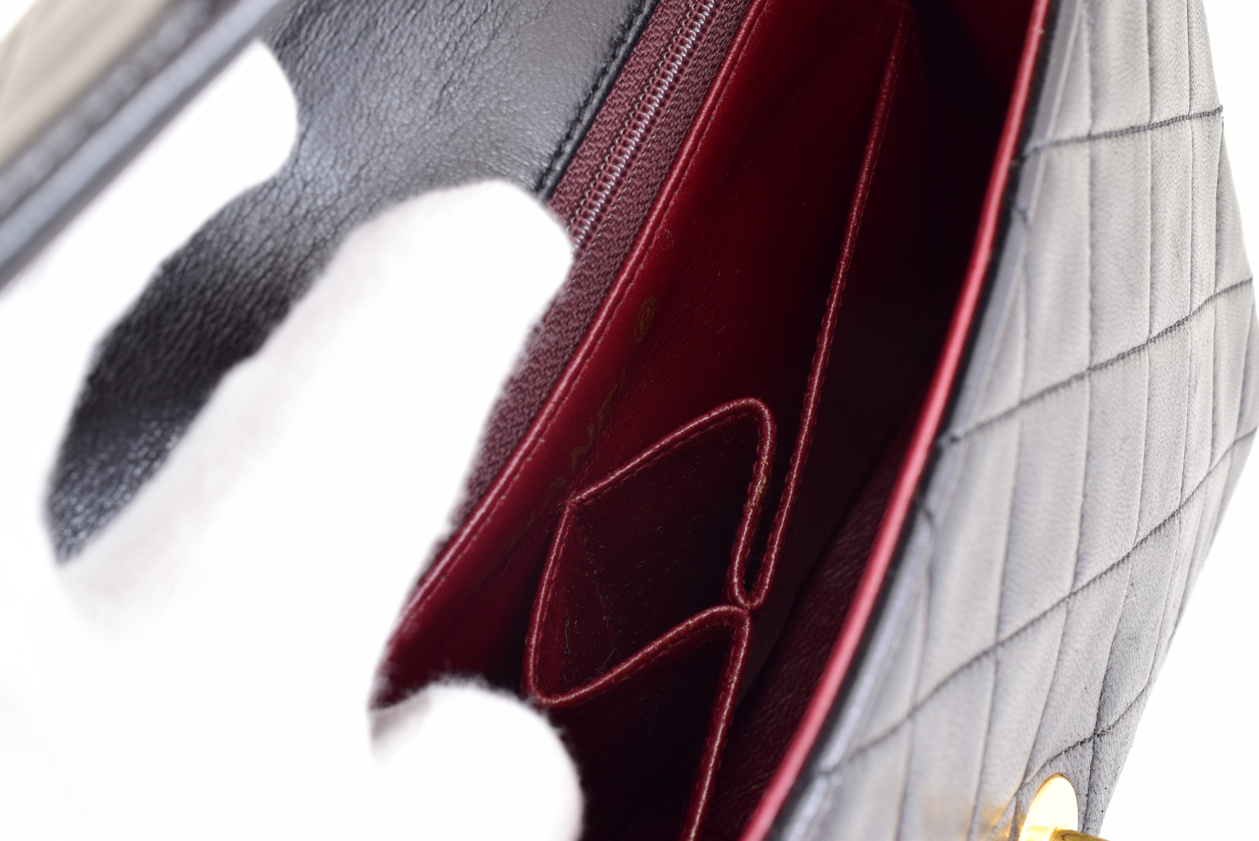 Mini Matelassé 20 Lambskin Black Chain Shoulder Bag — view 13