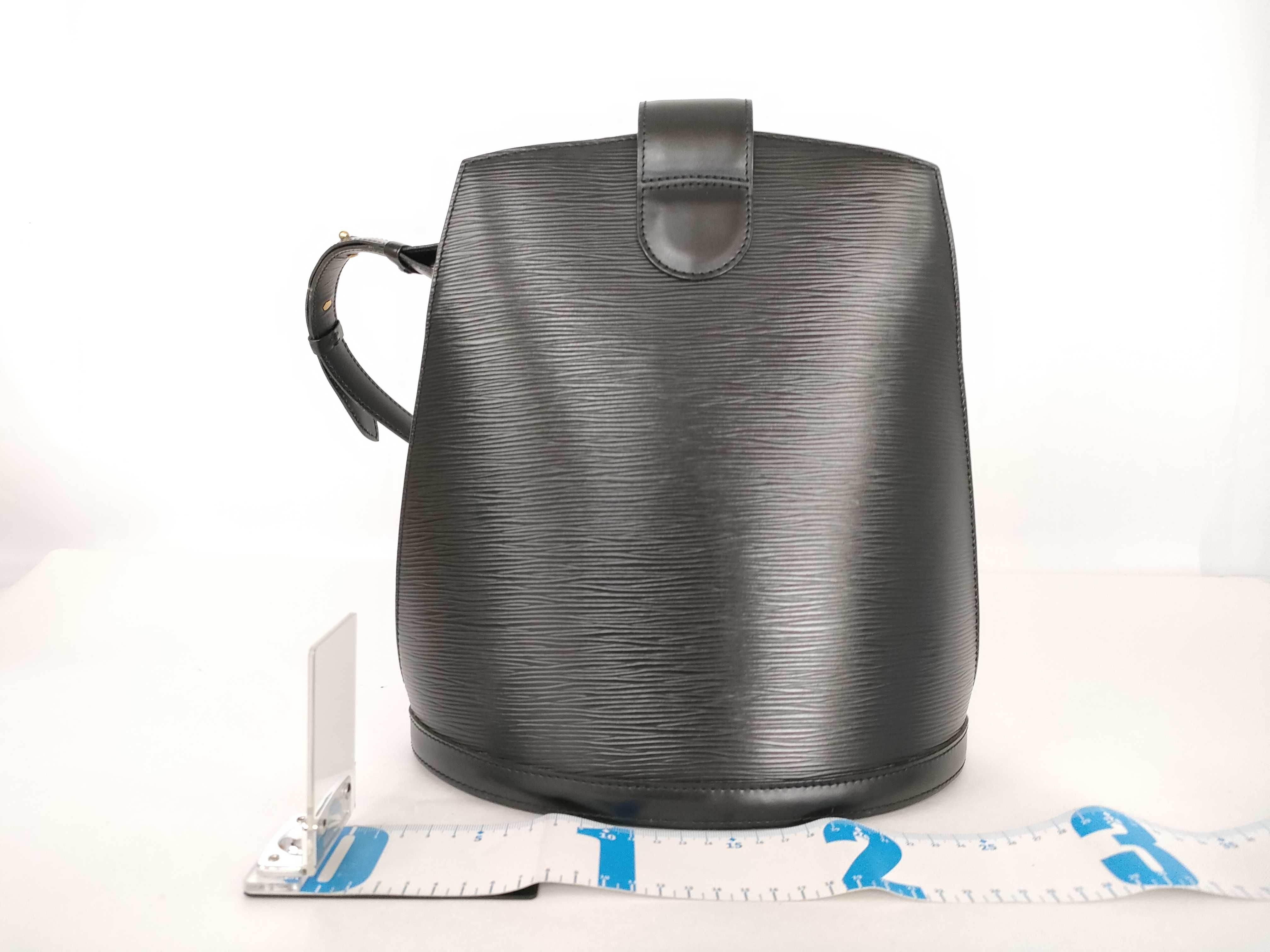 Epi Cluny One-Shoulder Bag (Black) — view 2