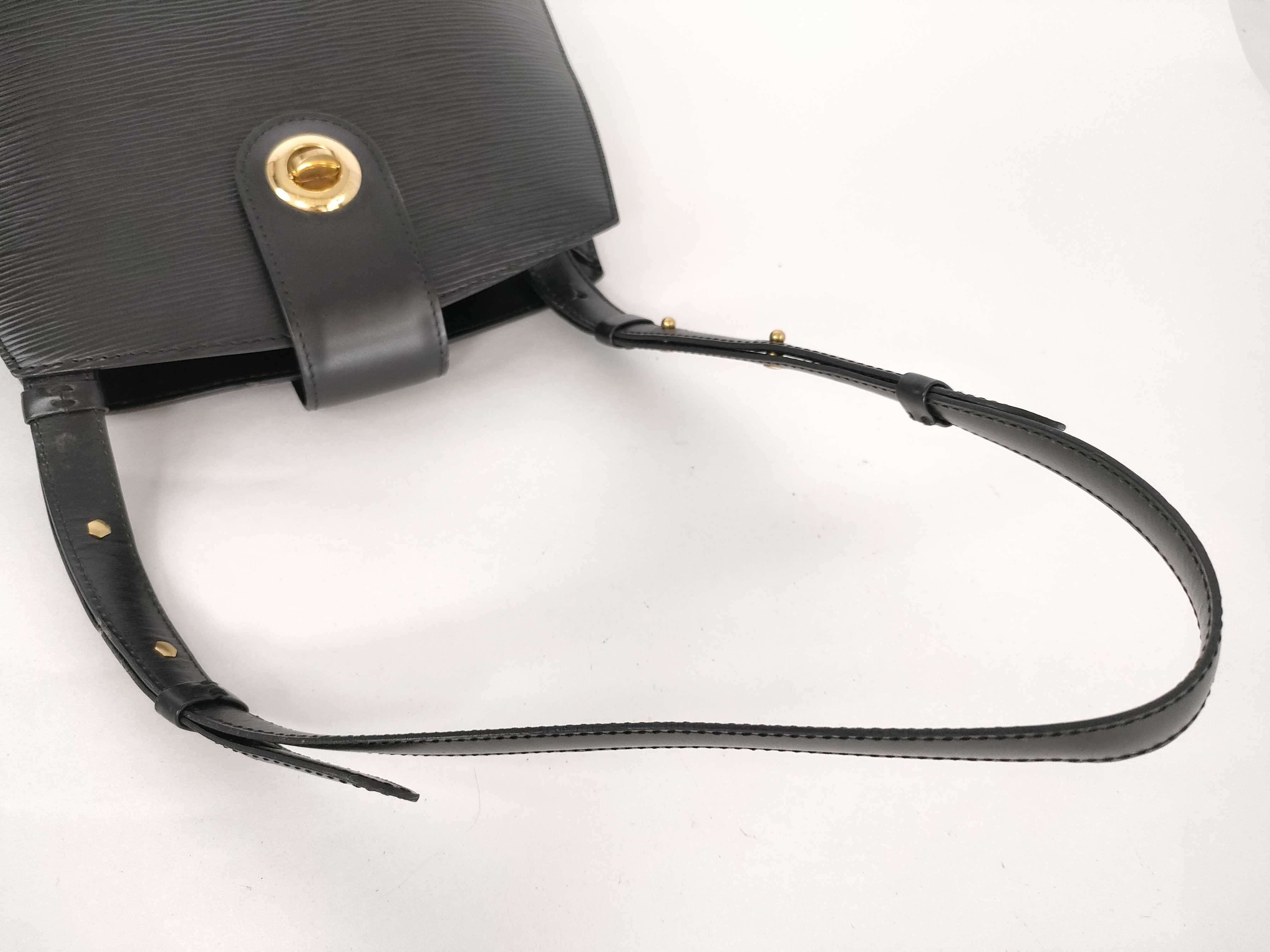 Epi Cluny One-Shoulder Bag (Black) — view 3