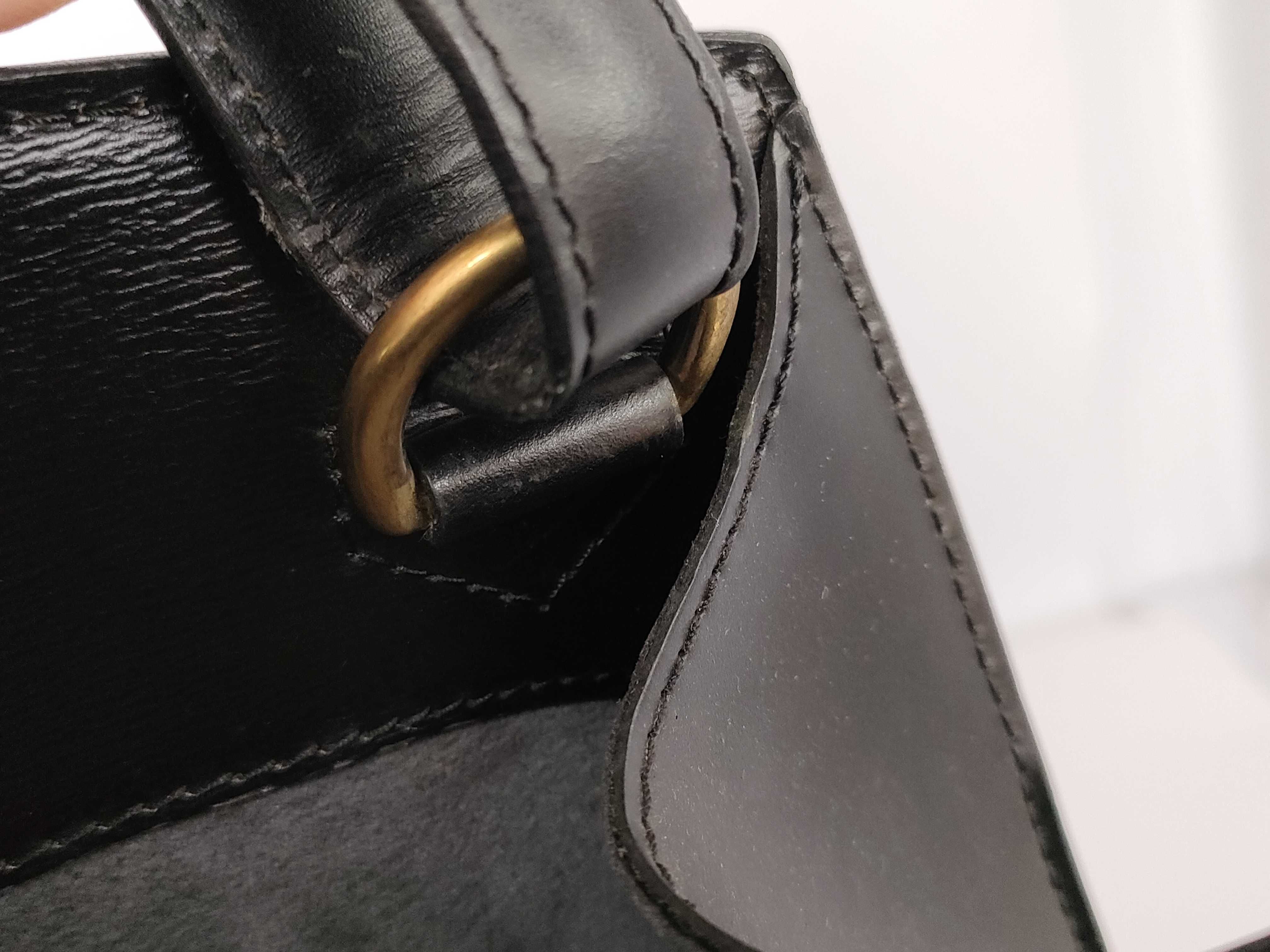 Epi Cluny One-Shoulder Bag (Black) — view 5