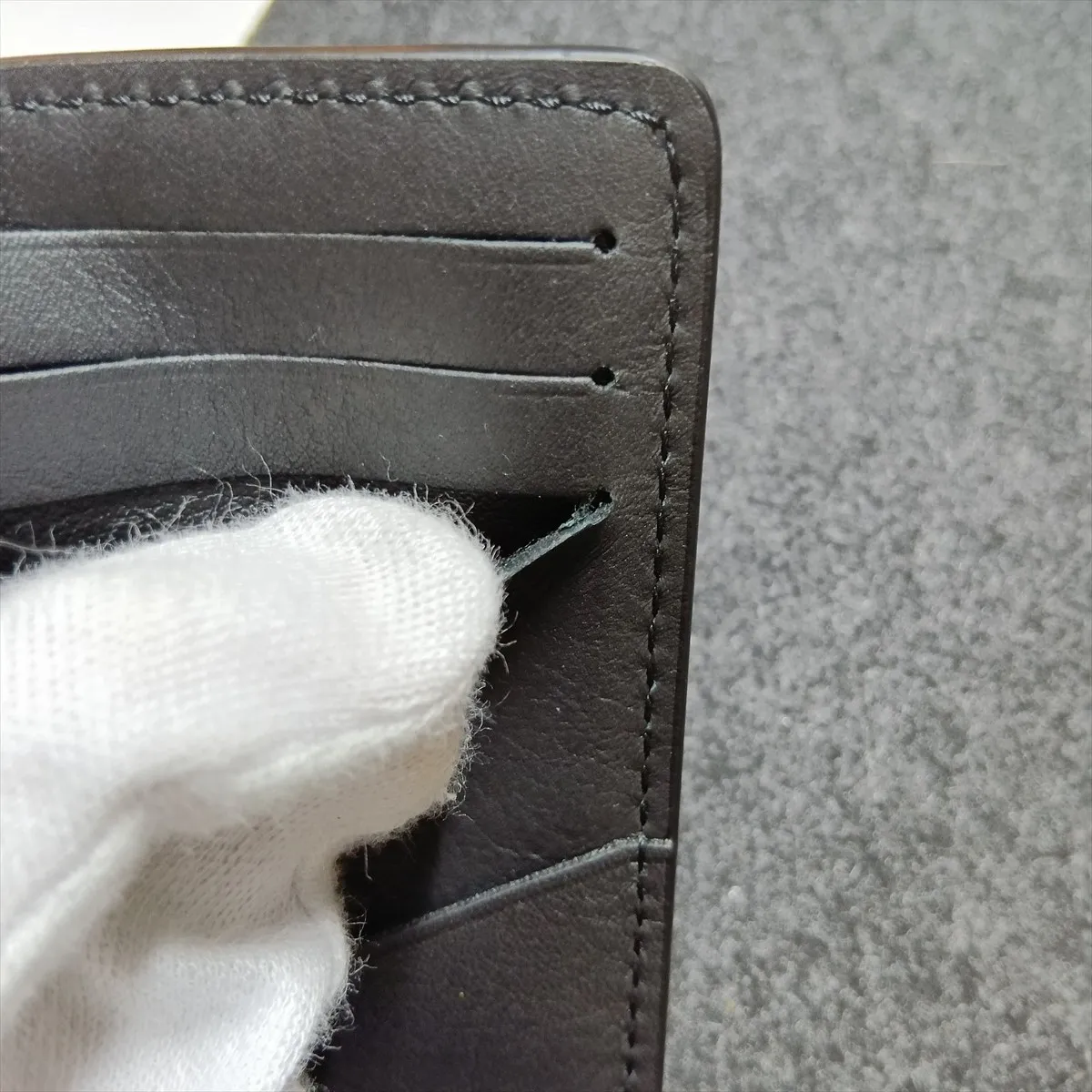 LV Aerogram Organizer de Poche M69979 Black Card Case (RFID detected) — view 11