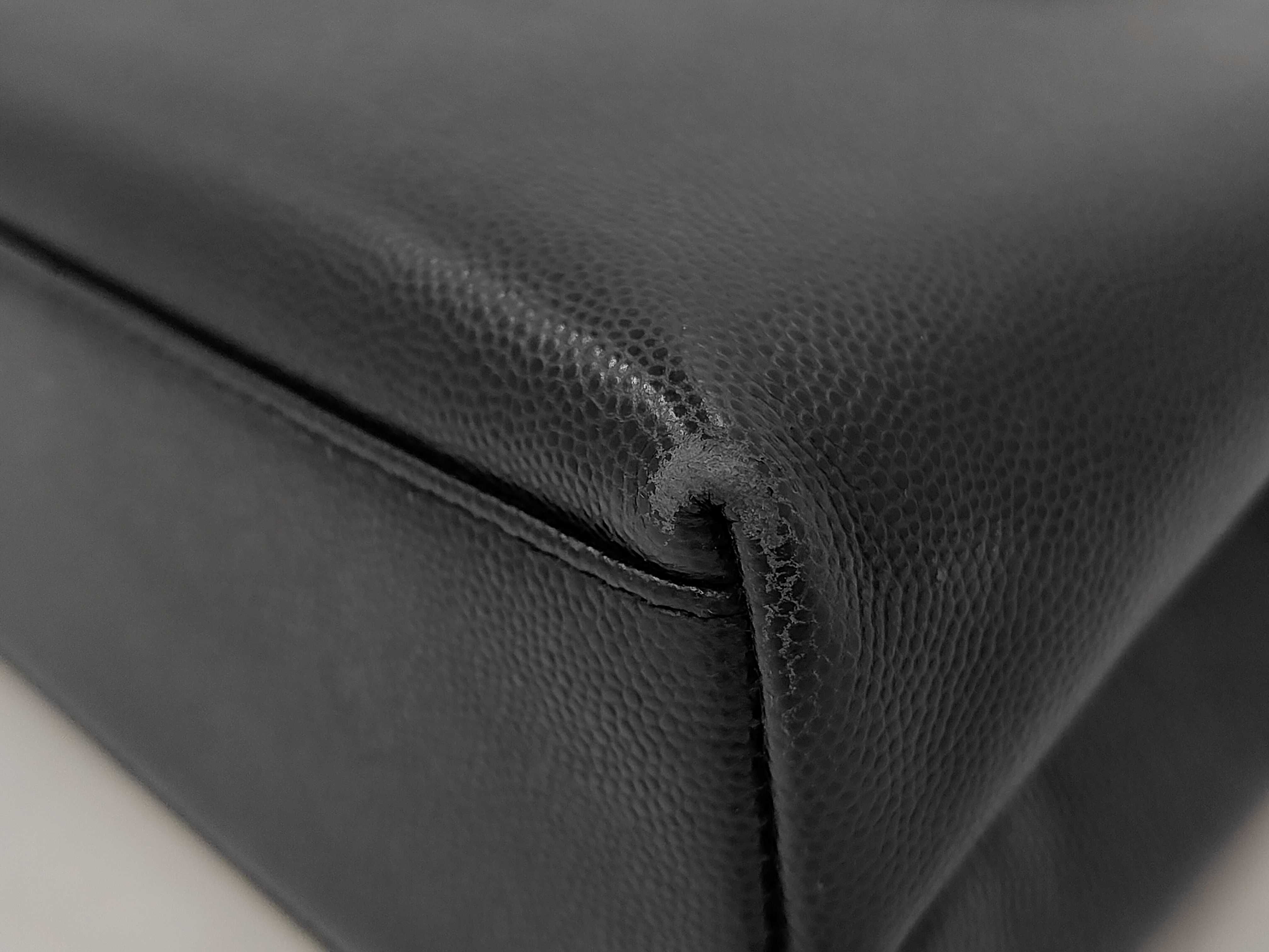 Caviar Skin Turnlock Handbag — view 3