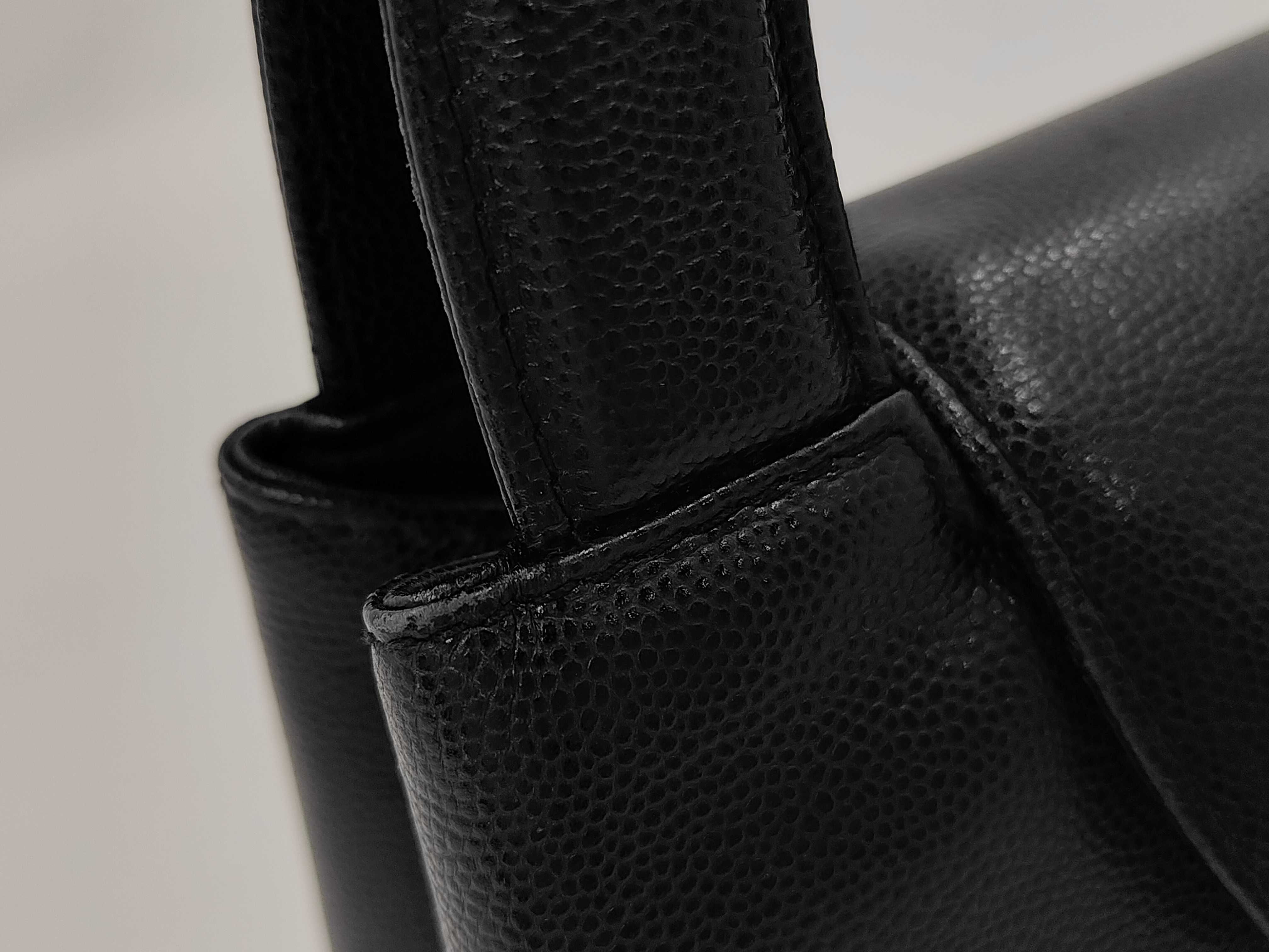 Caviar Skin Turnlock Handbag — view 7