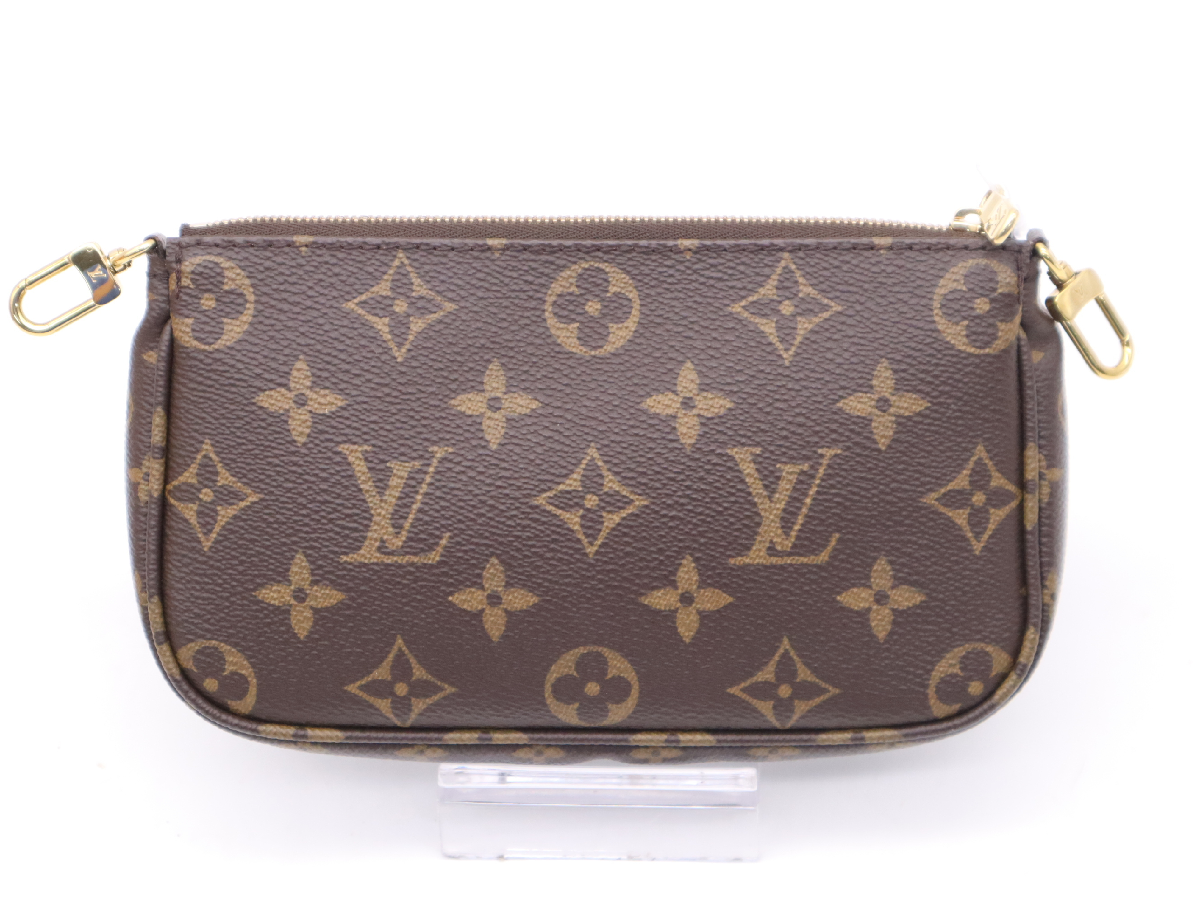M44840 Monogram Multi Pochette Accessoires Rose Clair Shoulder Bag with Shoulder Strap, Pouch, Dust Bag, and Box — view 13