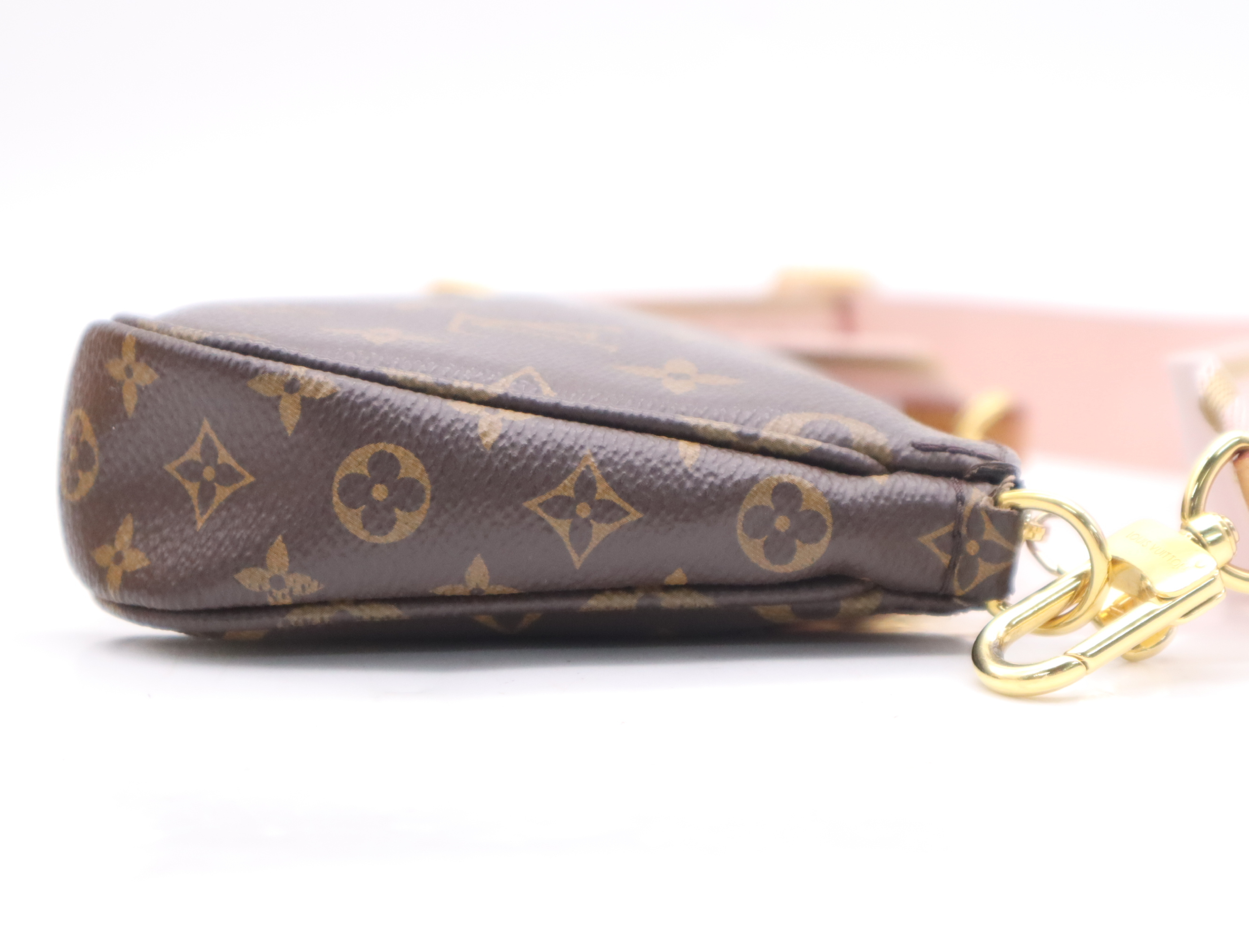M44840 Monogram Multi Pochette Accessoires Rose Clair Shoulder Bag with Shoulder Strap, Pouch, Dust Bag, and Box — view 5