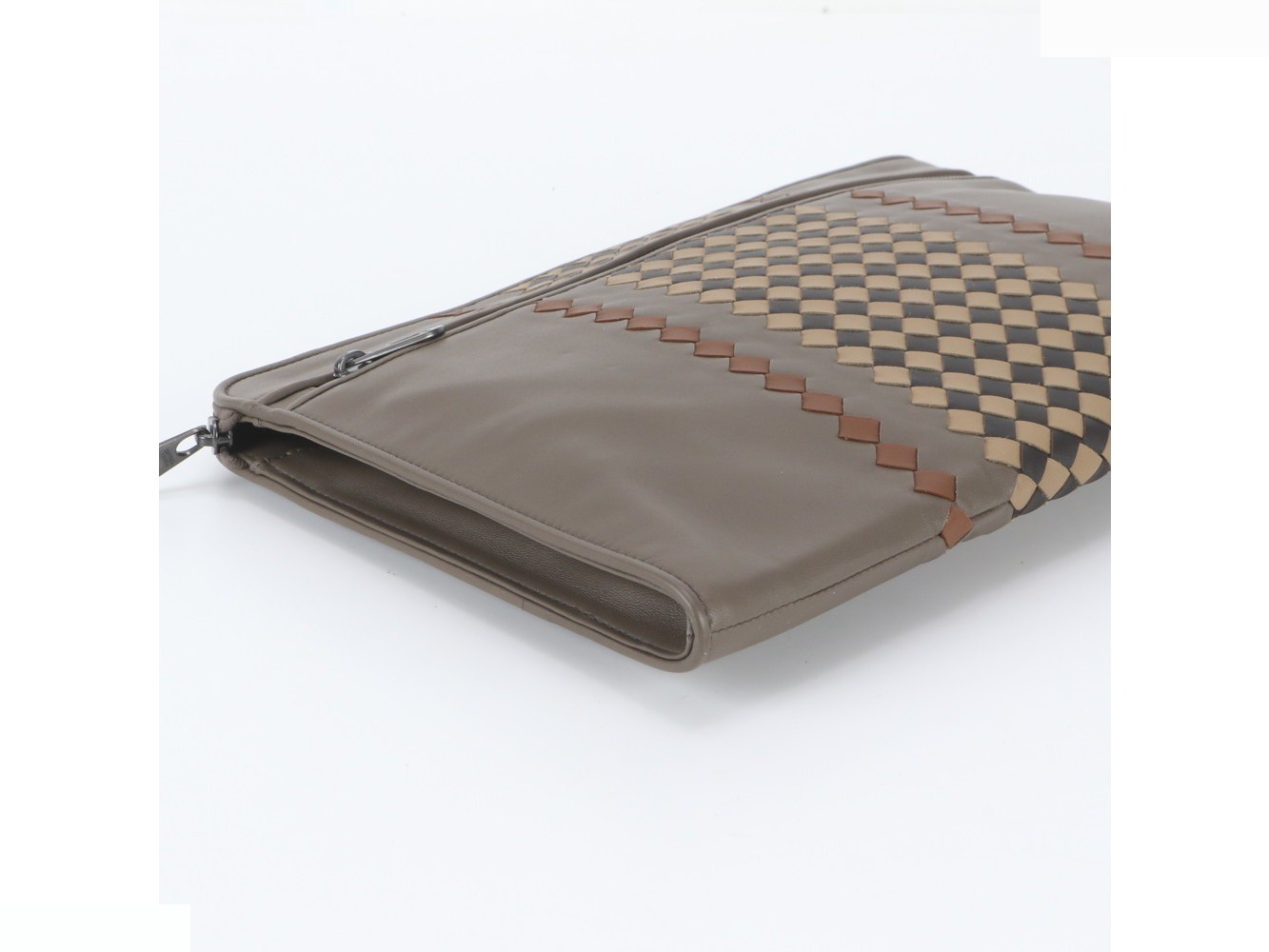 Intrecciato Leather Second Bag — view 4
