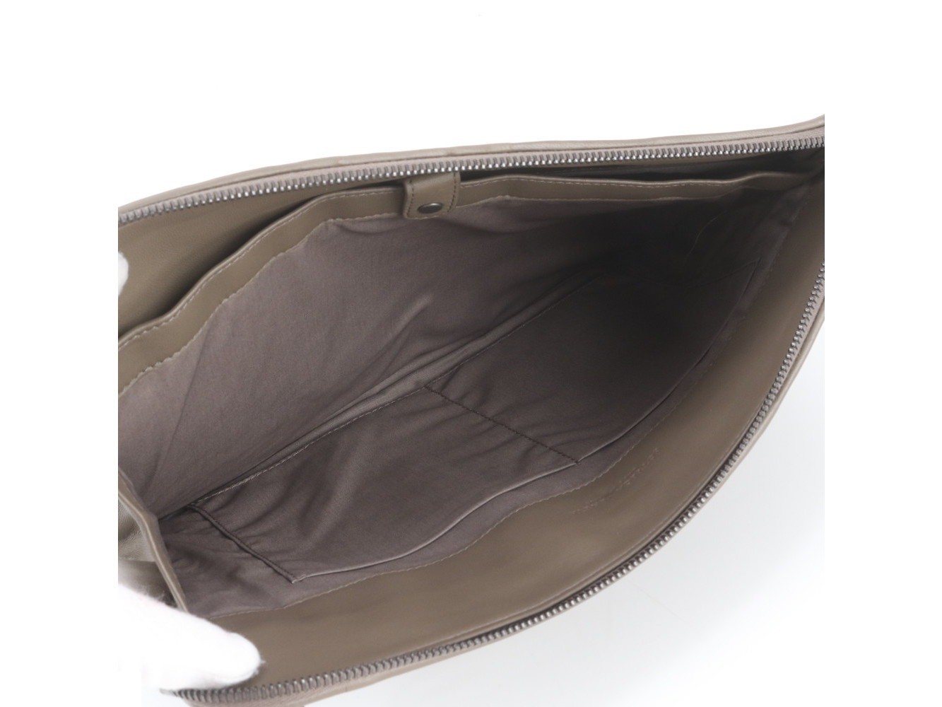 Intrecciato Leather Second Bag — view 6