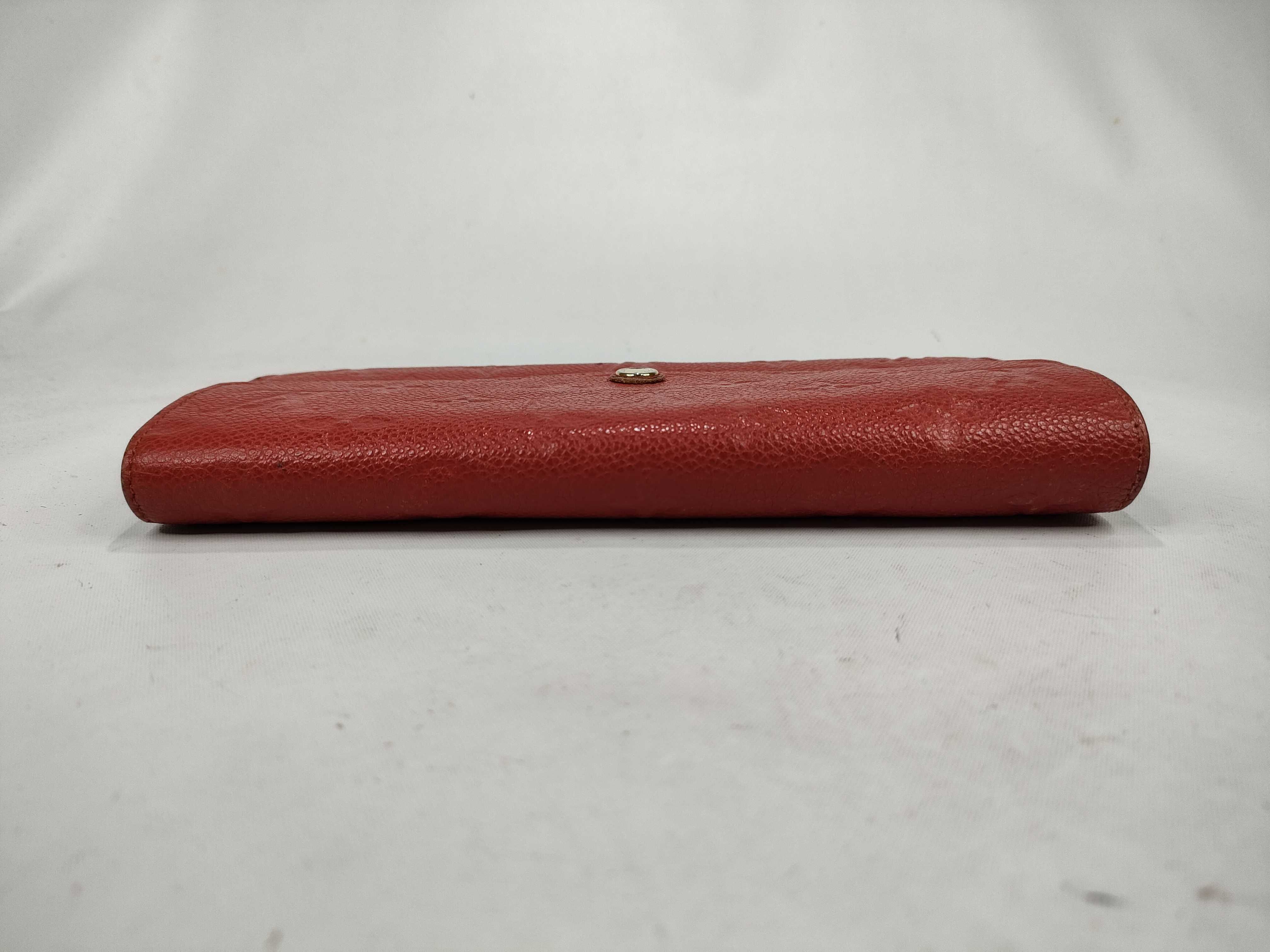Monogram Empreinte Portefeuille Curieuse M60302 Empreinte Red Coin Case Embossed Initial Wallet — view 6