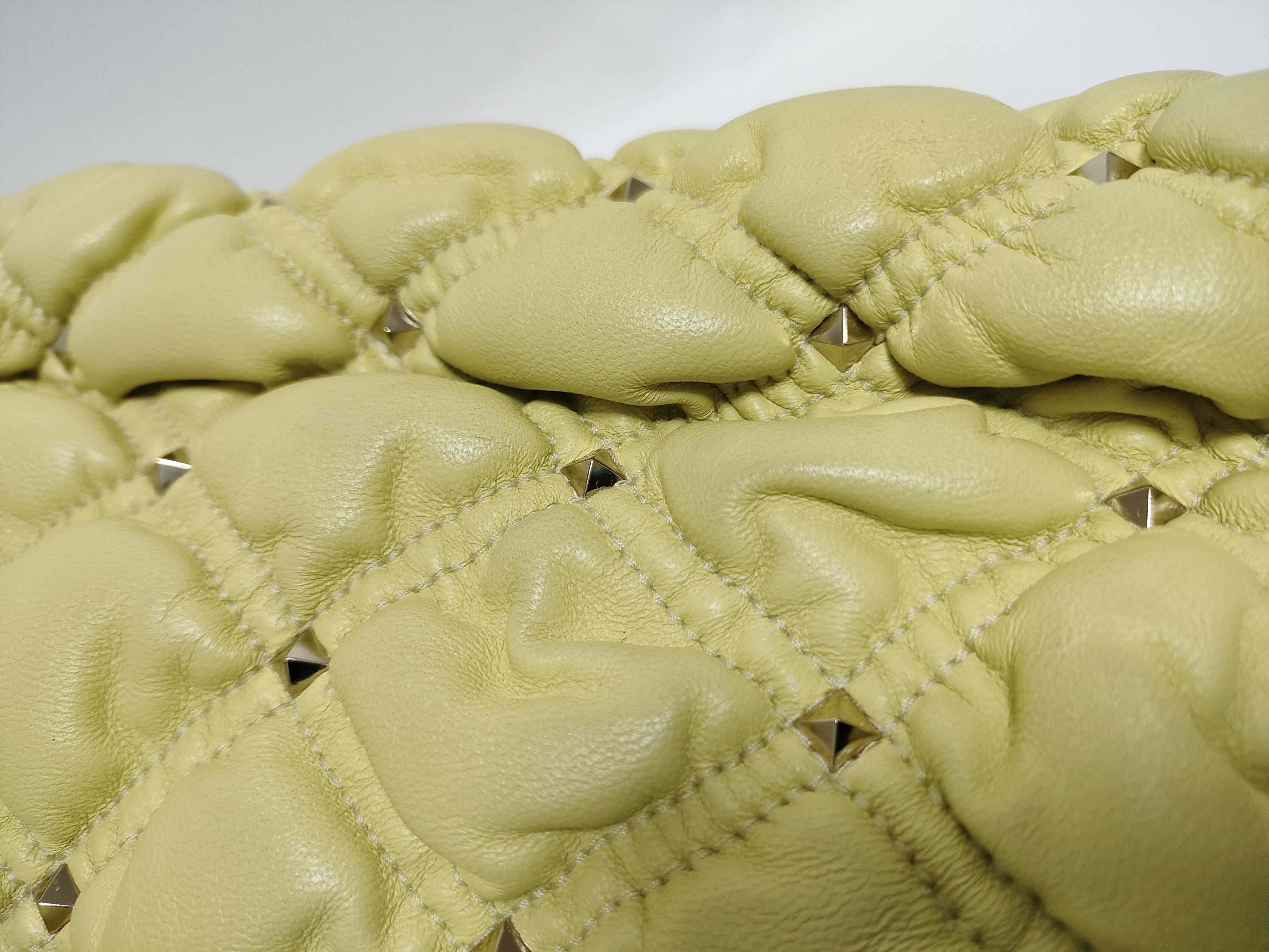 Studded Spike Me Lambskin Shoulder Bag with Dust Bag — view 14