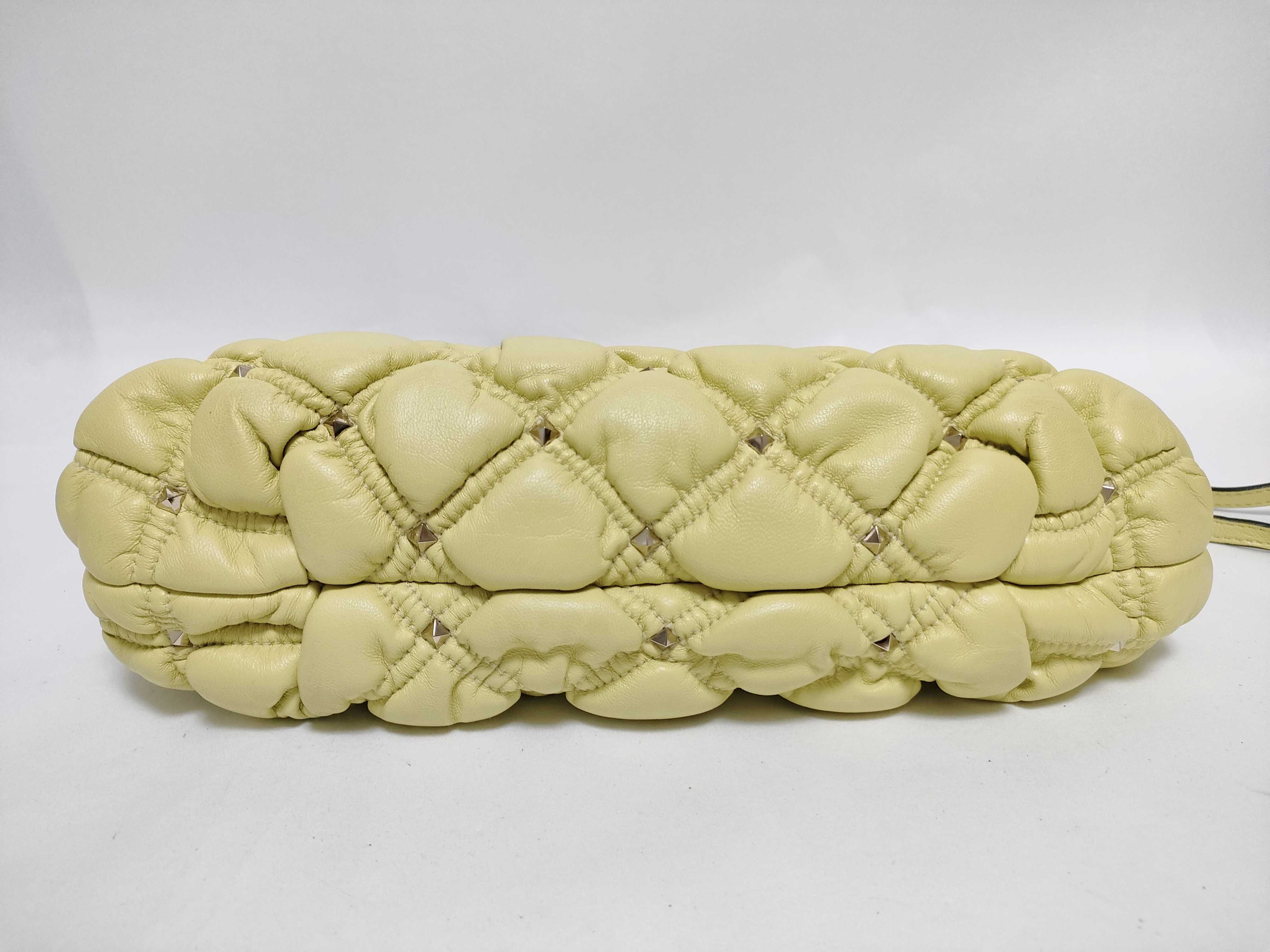 Studded Spike Me Lambskin Shoulder Bag with Dust Bag — view 7