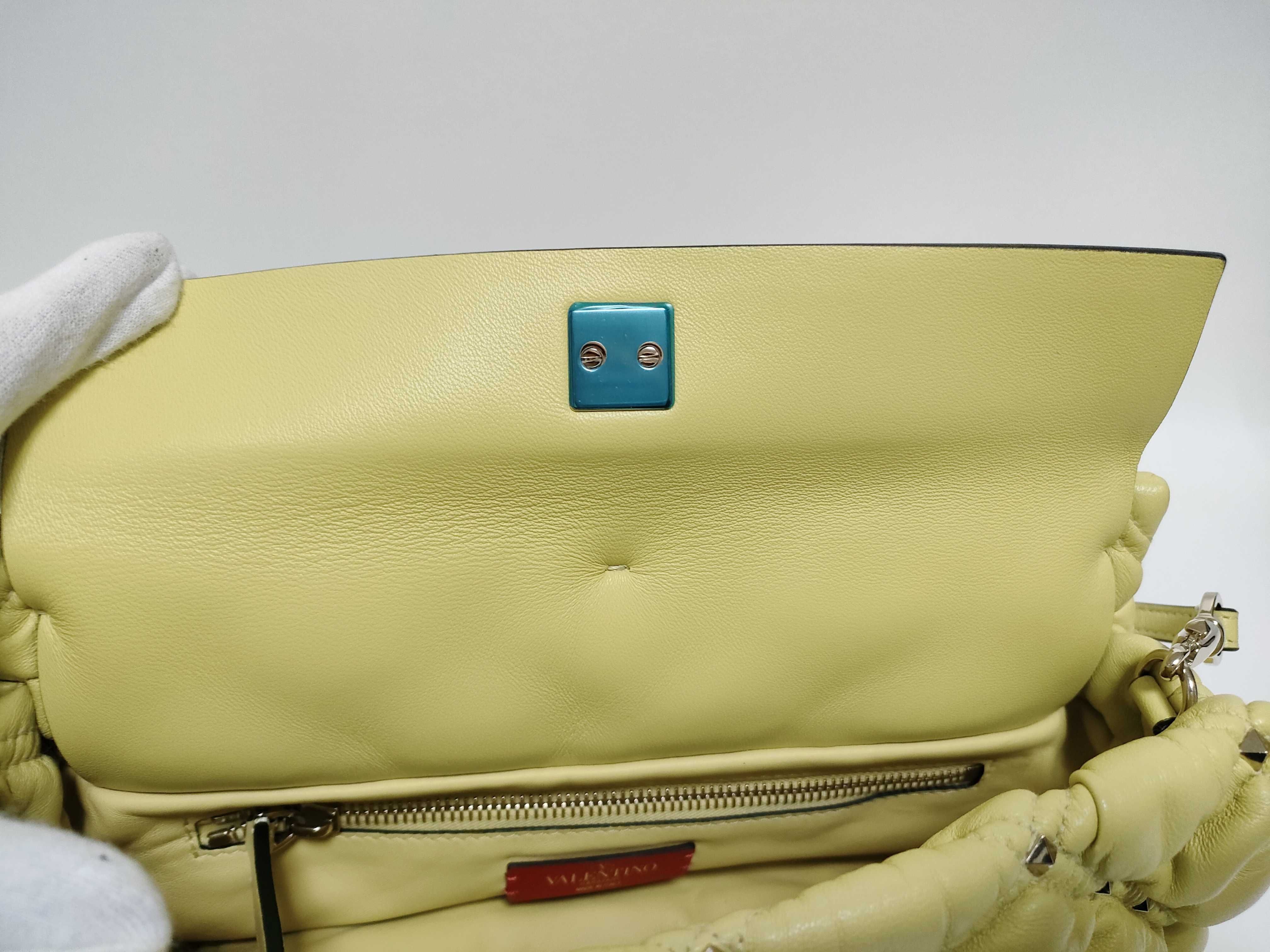 Studded Spike Me Lambskin Shoulder Bag with Dust Bag — view 8