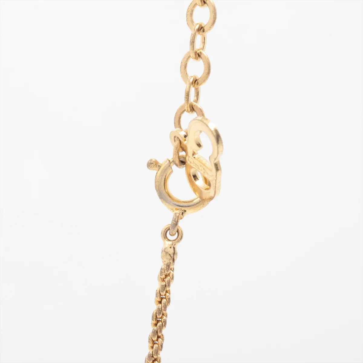 CD Logo Necklace GP Gold — view 3