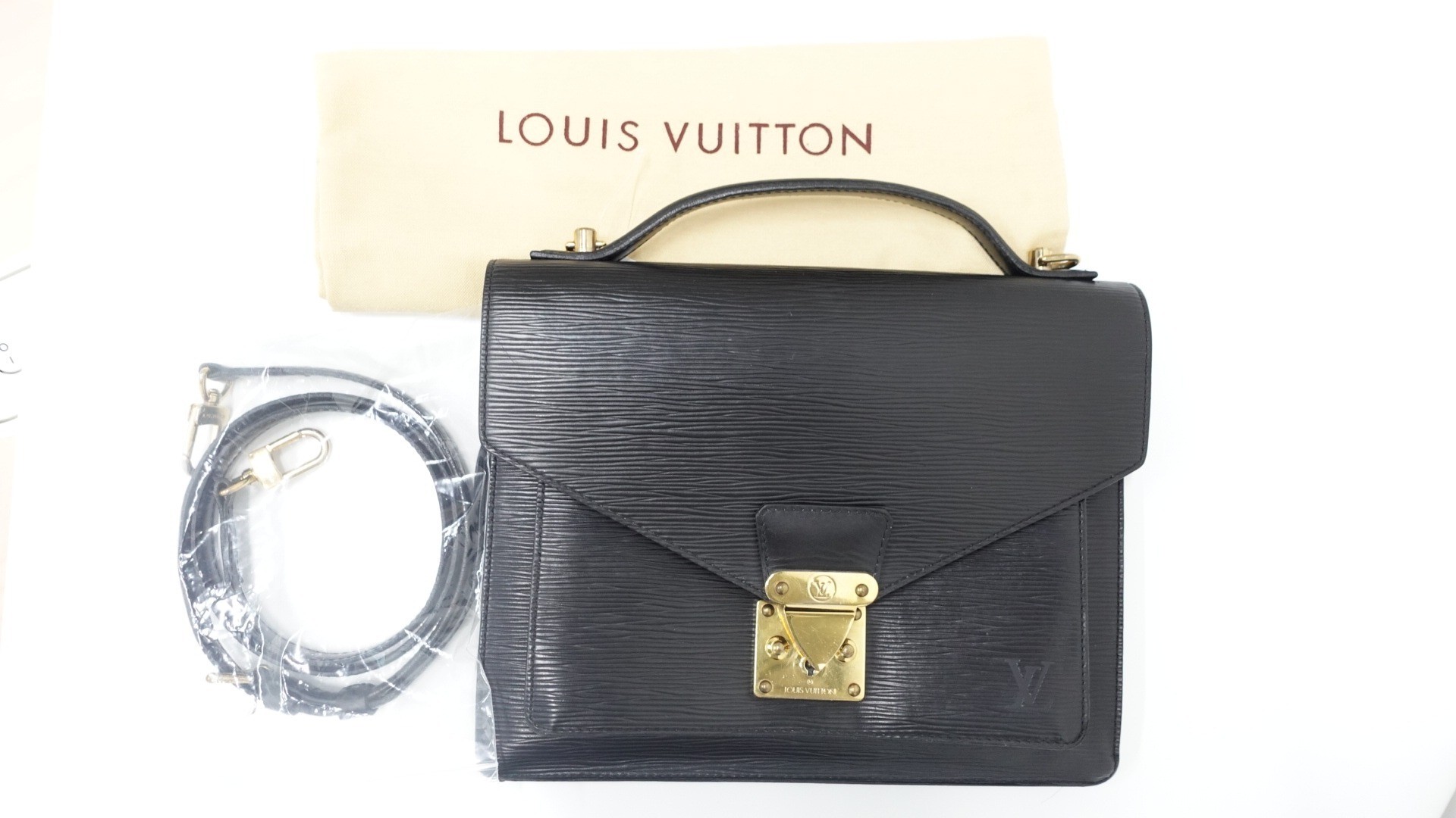 Epi Leather Monceau Bag — view 2