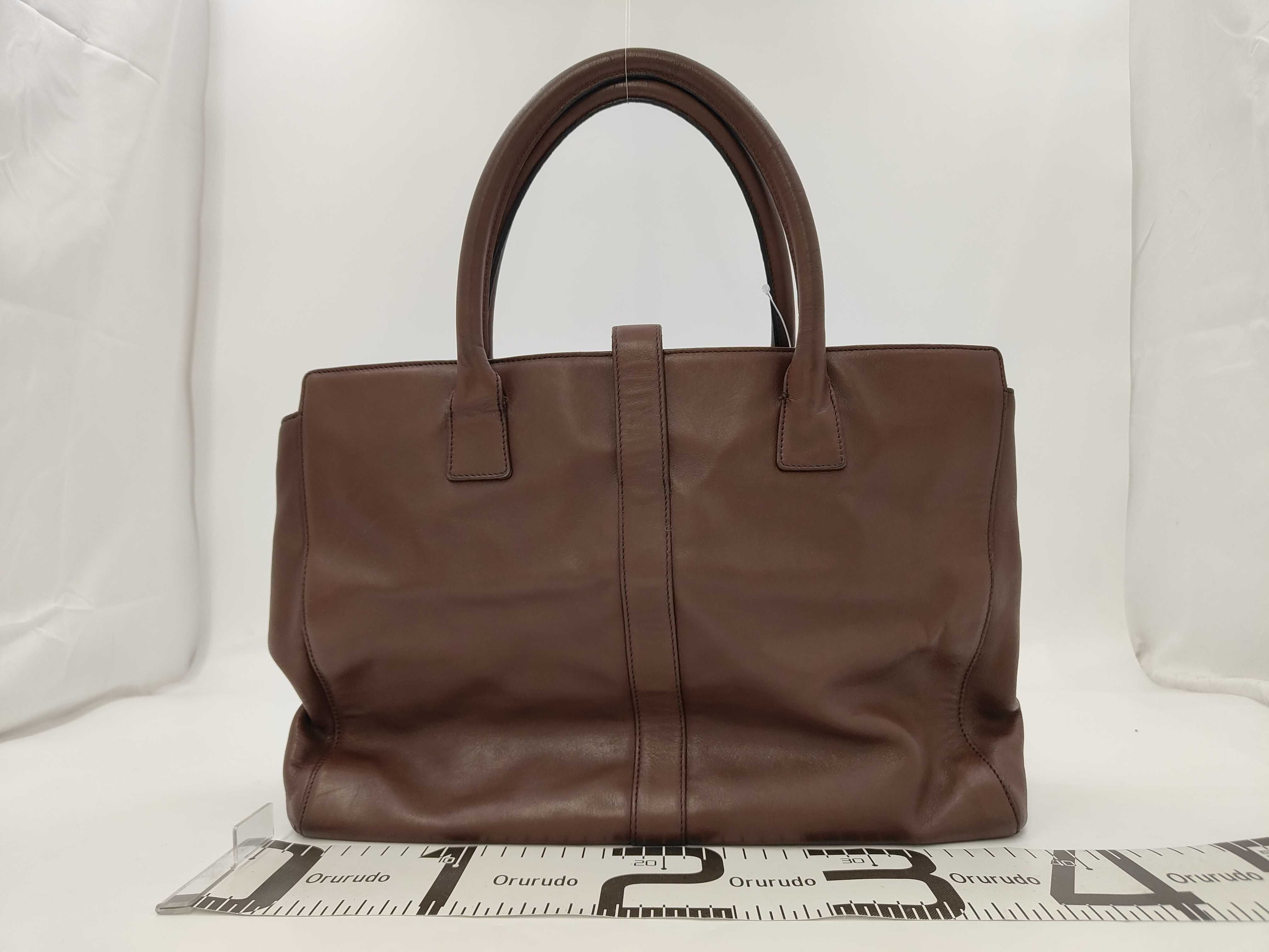 Coco Mark Turnlock Tote Bag Brown 5867125 Tote Bag — view 2