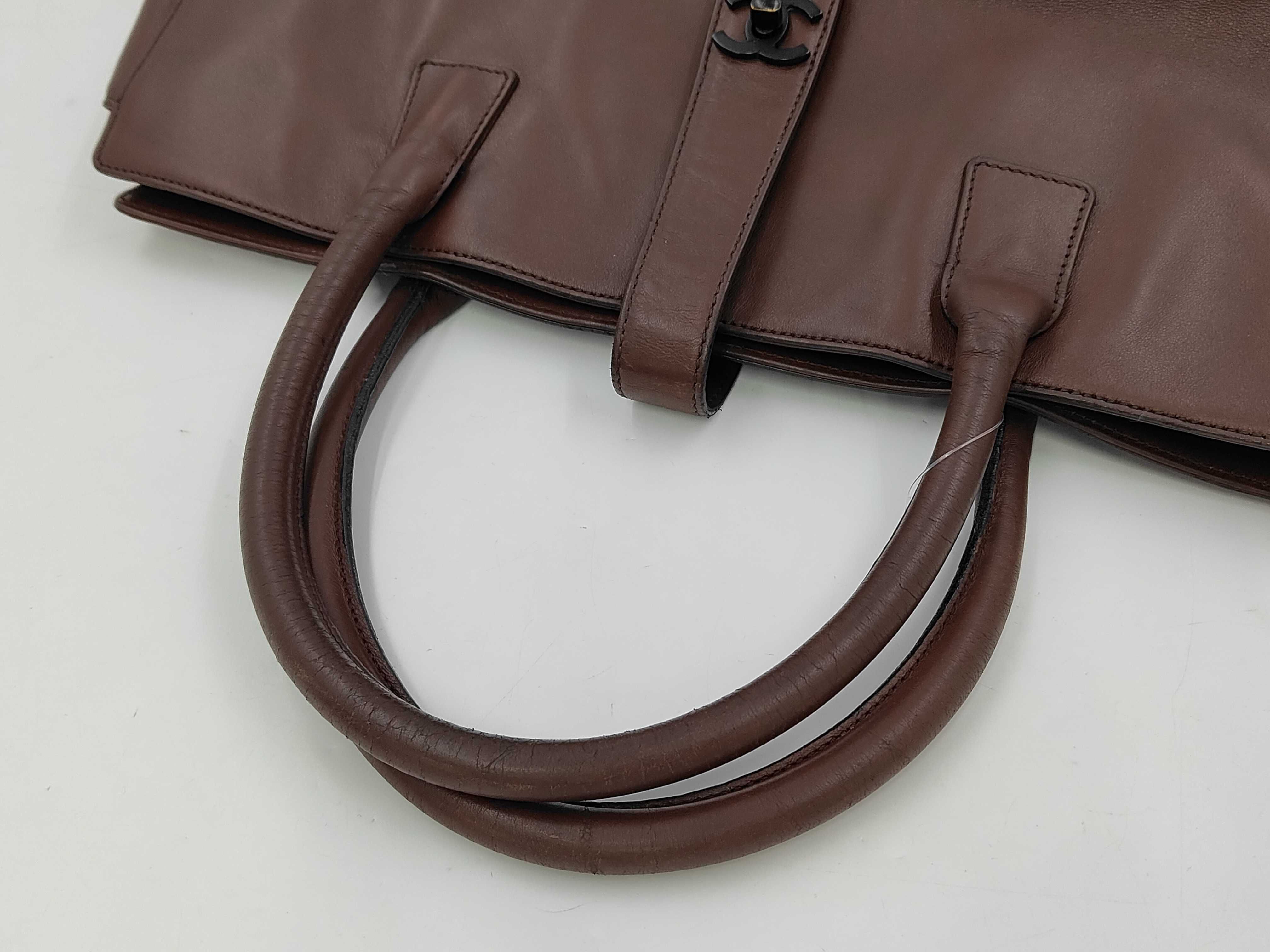 Coco Mark Turnlock Tote Bag Brown 5867125 Tote Bag — view 3