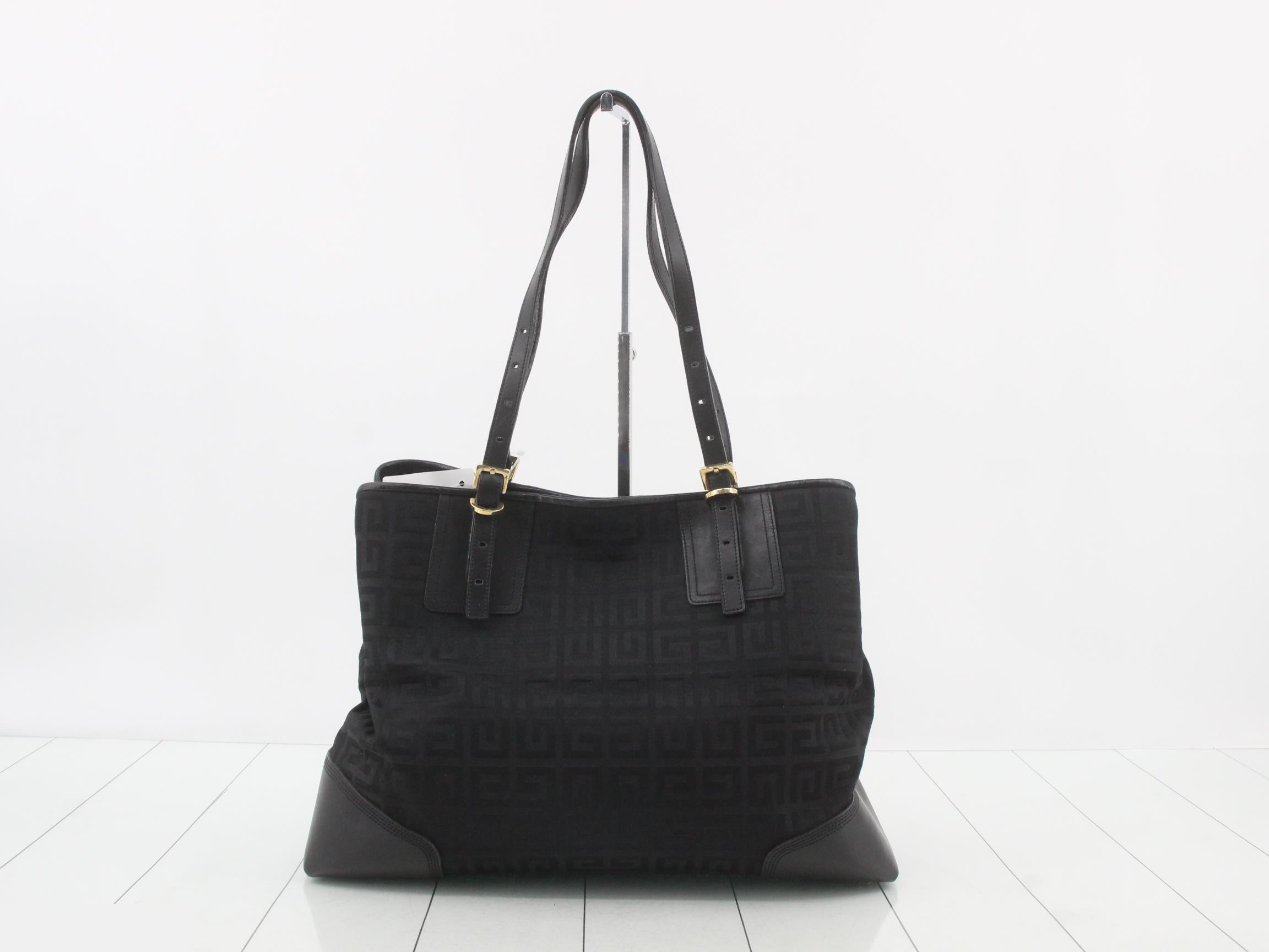 tote bag, black, with anagram logo. — view 2