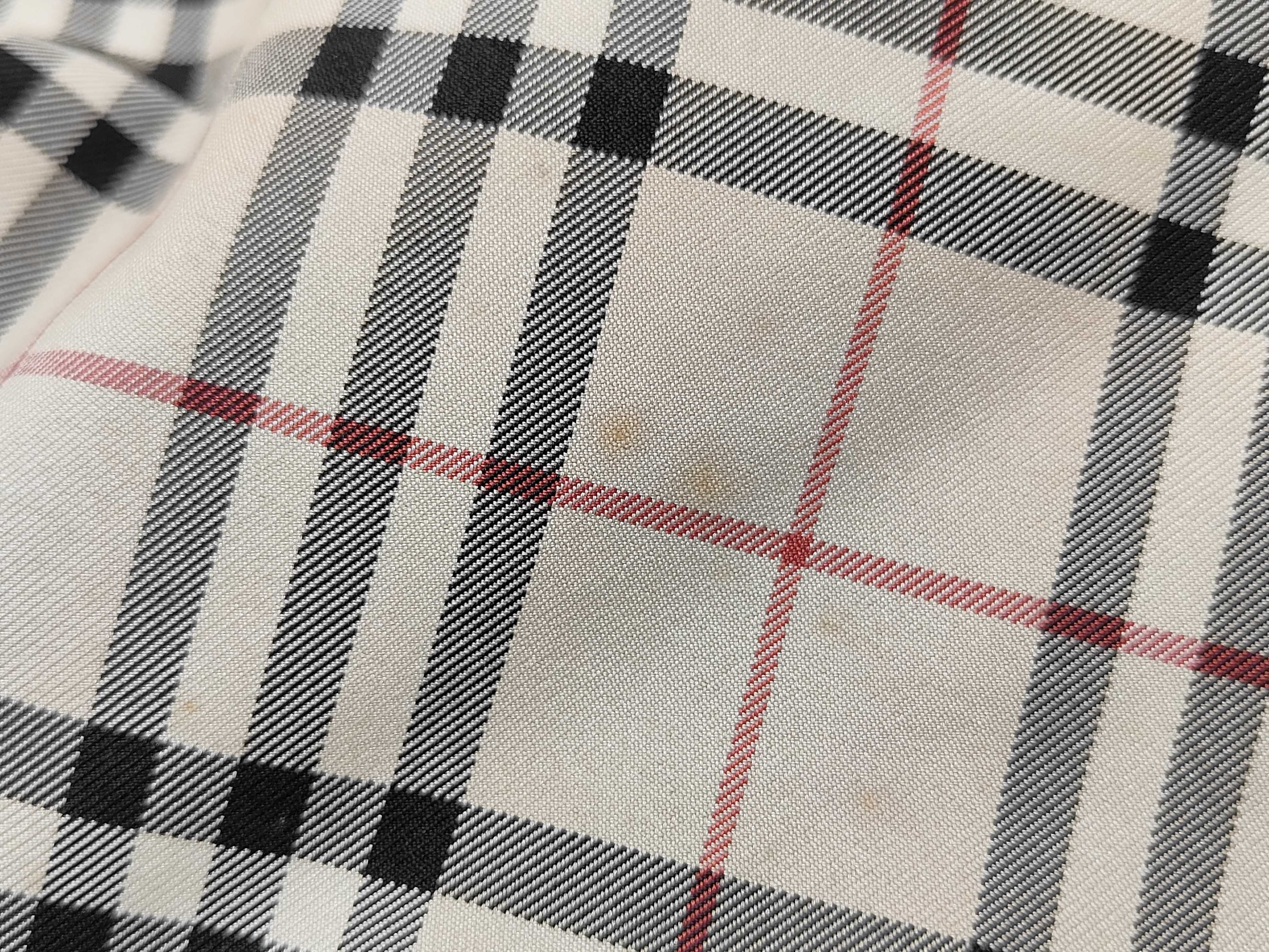 Blue Label Tote Bag, Nylon, Beige Check Tote Bag — view 14