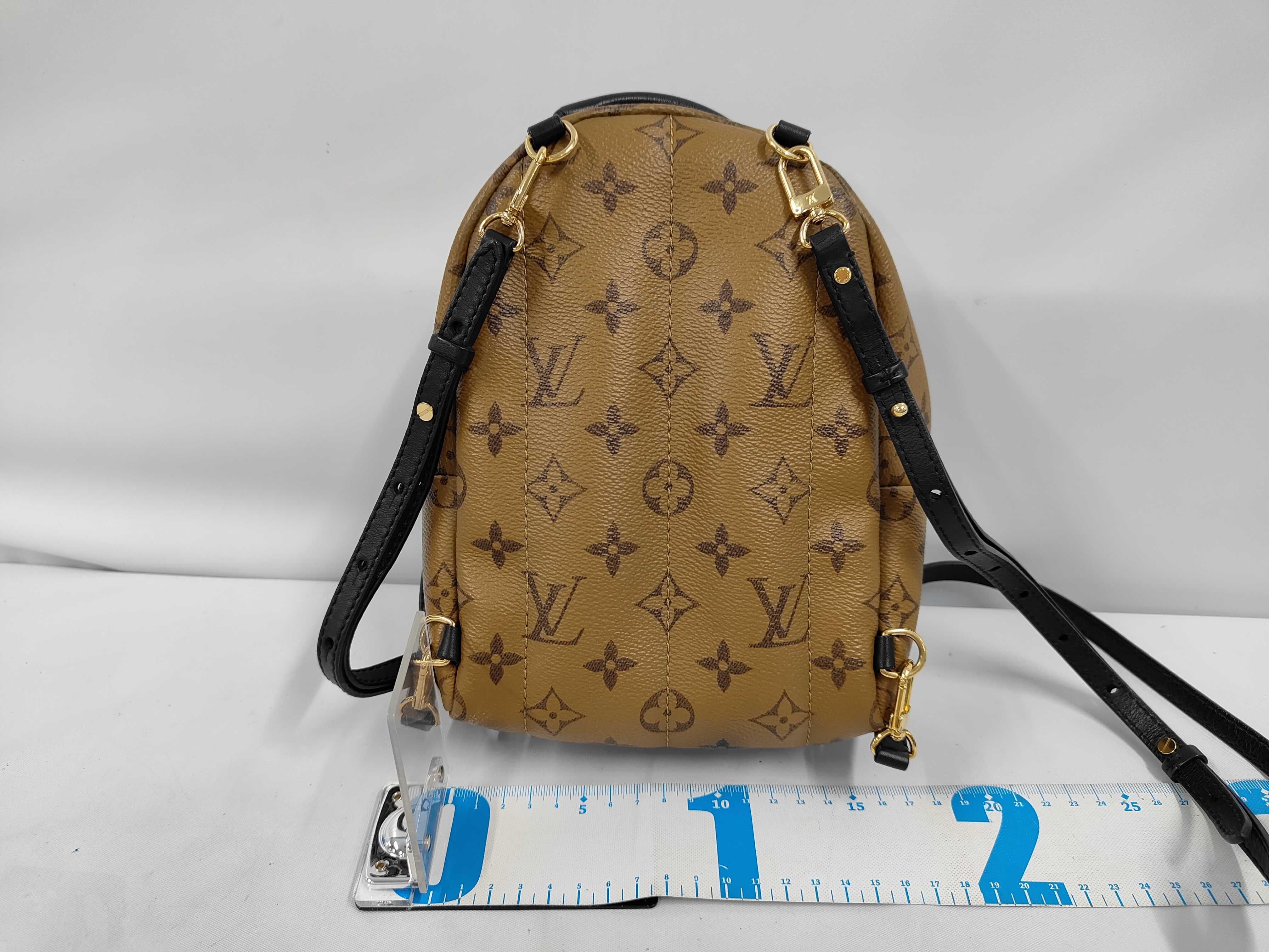Palm Springs Backpack MINI Monogram Reverse M42411 RFID Backpack — view 2